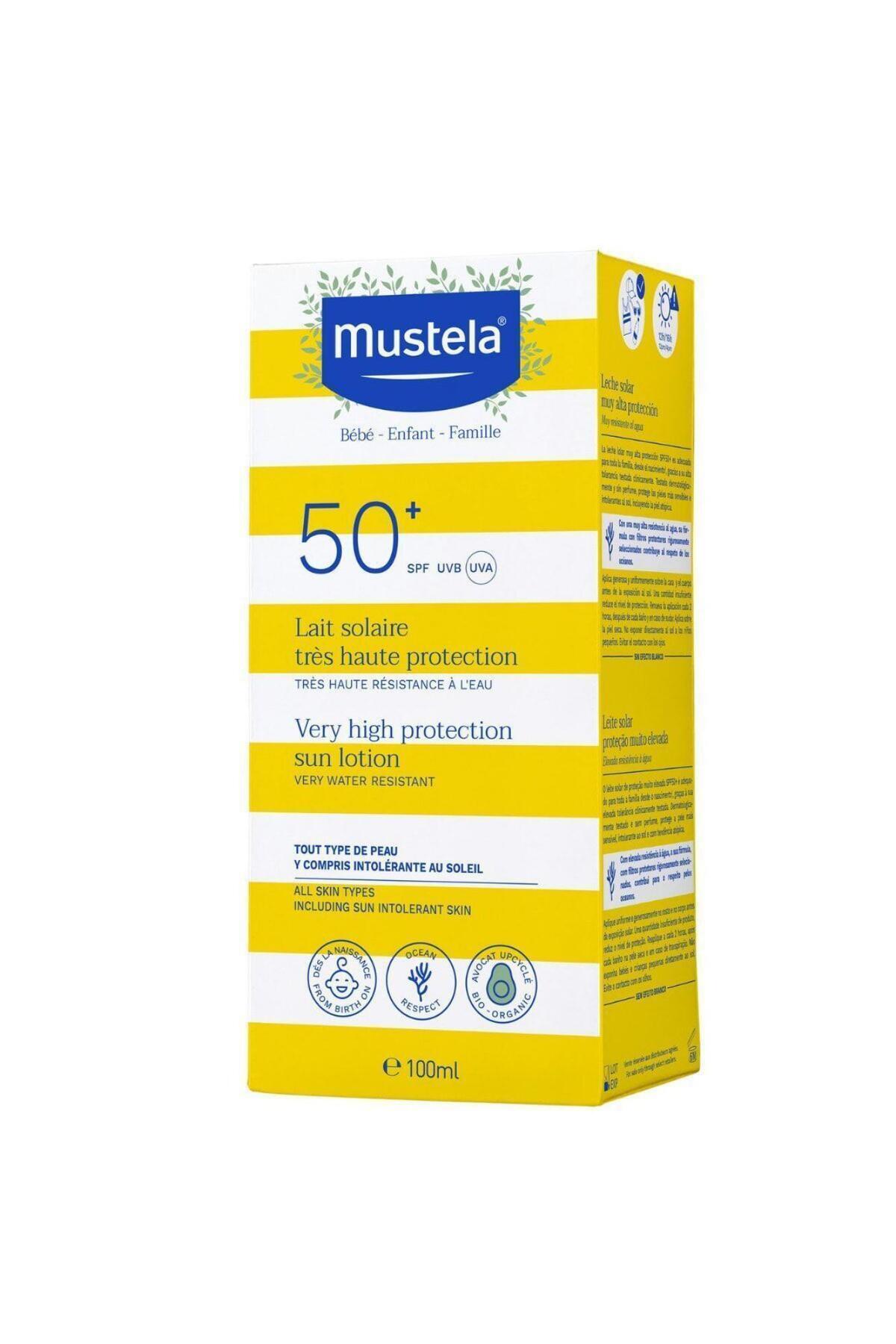 Mustela Very High Protection Spf 50 Güneş Kremi 100 ml Yenidoğandan Itibaren Tüm Aile Için