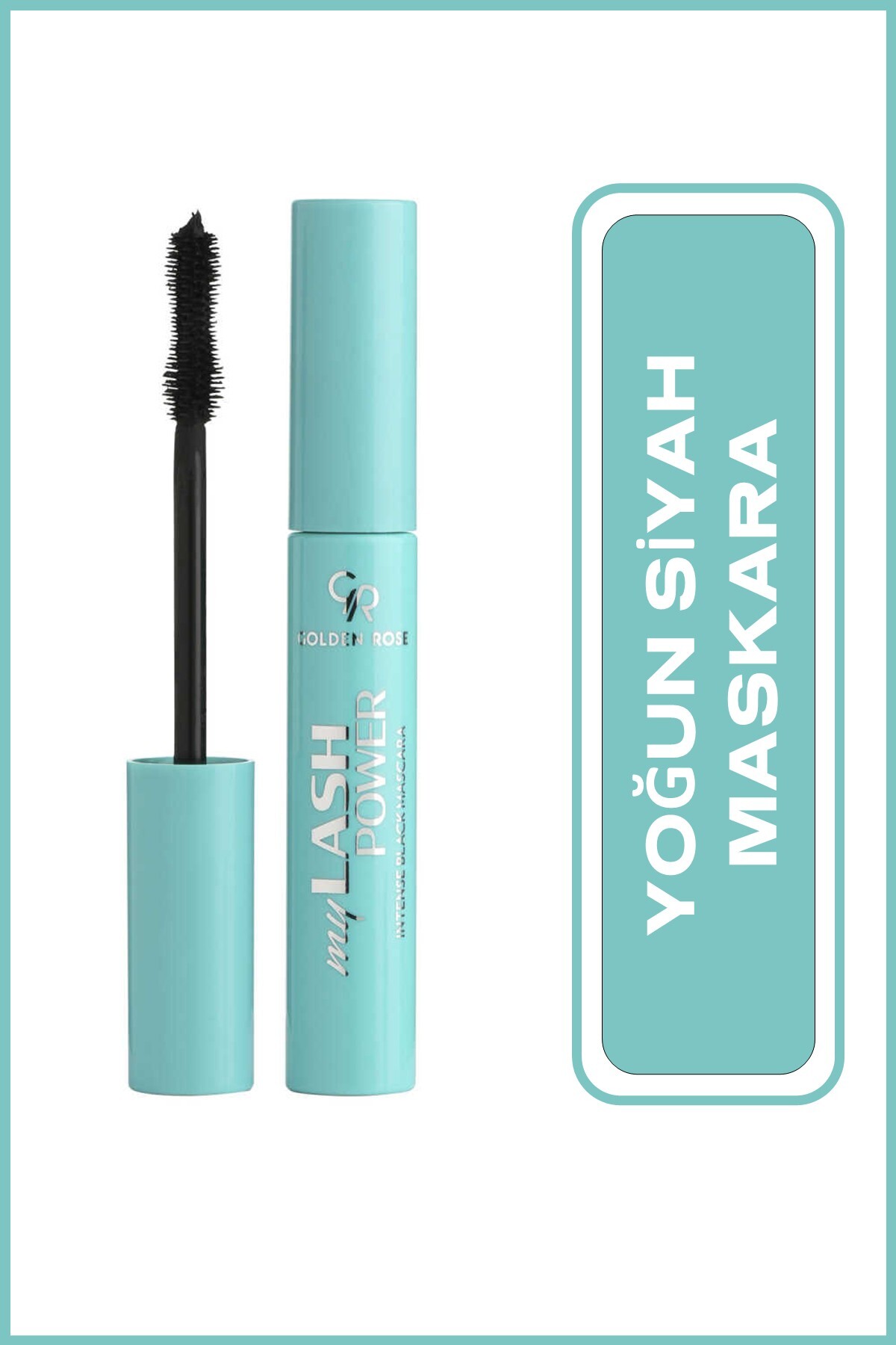Golden Rose My Lash Power Intense Black Mascara - Yoğun Siyah Hacim Ve Uzunluk Veren Maskara