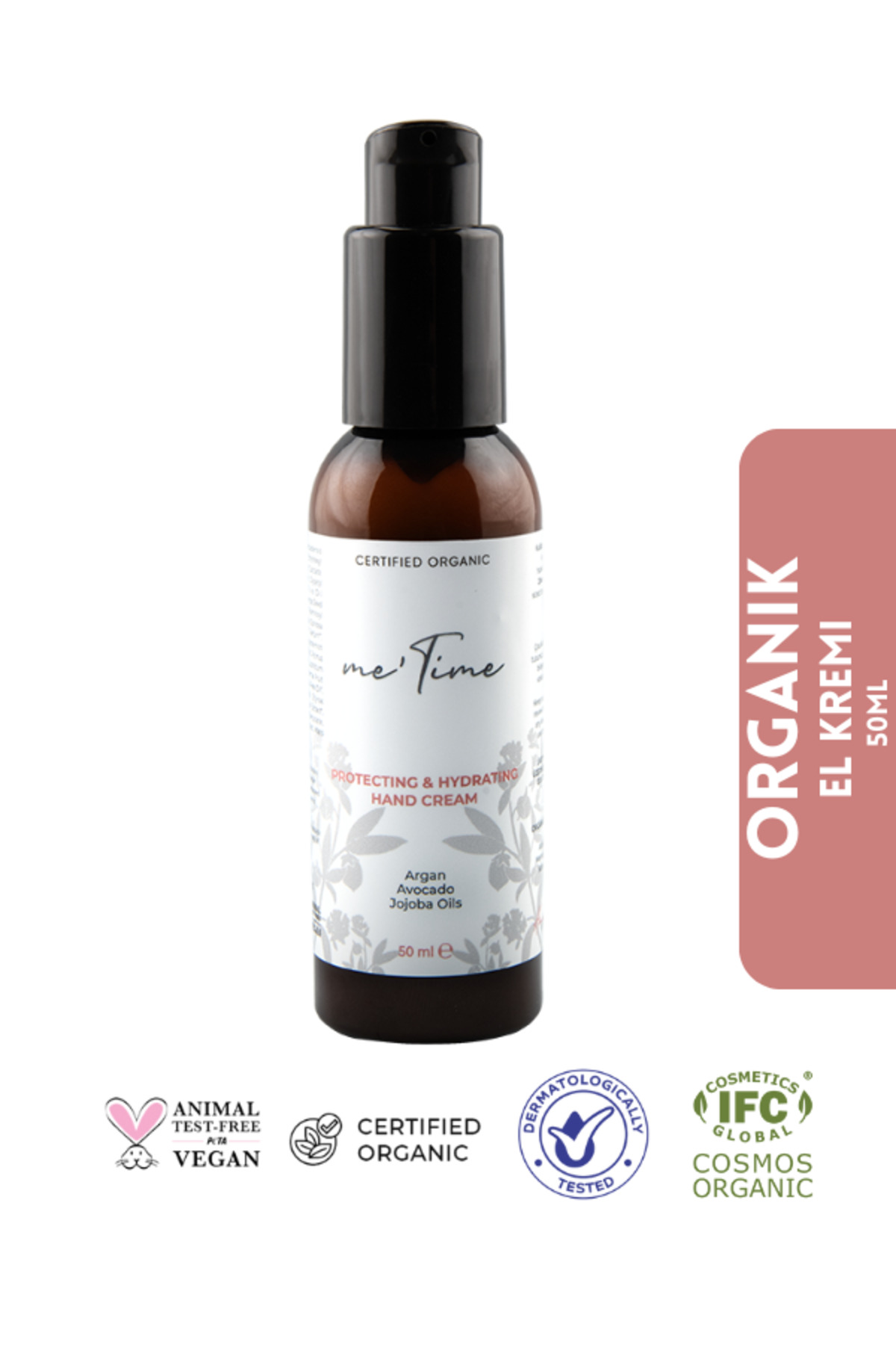 me time Organik El Kremi | Koruyucu Ve Nemlendirici, Yaşlanma & Kırışıklık Karşıtı El Kremi 50ml