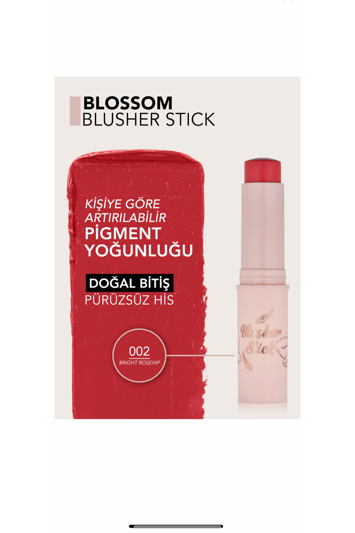 Flormar Stick Allık Blossom