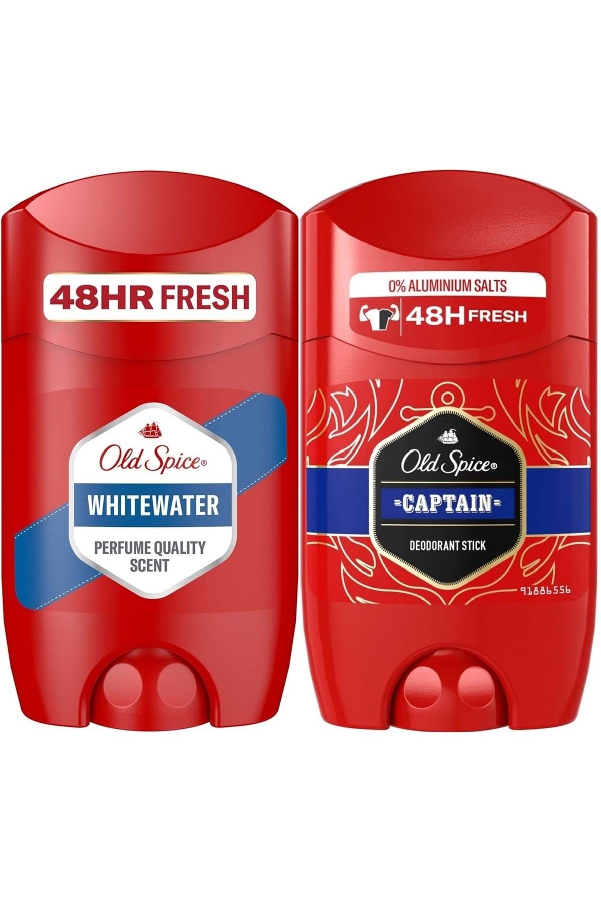Old Spice Whitewater & Captain Stick Roll-on Men/erkek Deodorant 50ml (KARMA 2 Lİ SET)