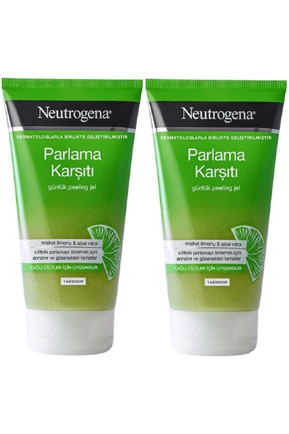 Neutrogena Neutrogene Parlama Karşıtı Yağsız Peeling Jel 150ml (2 Lİ SET)