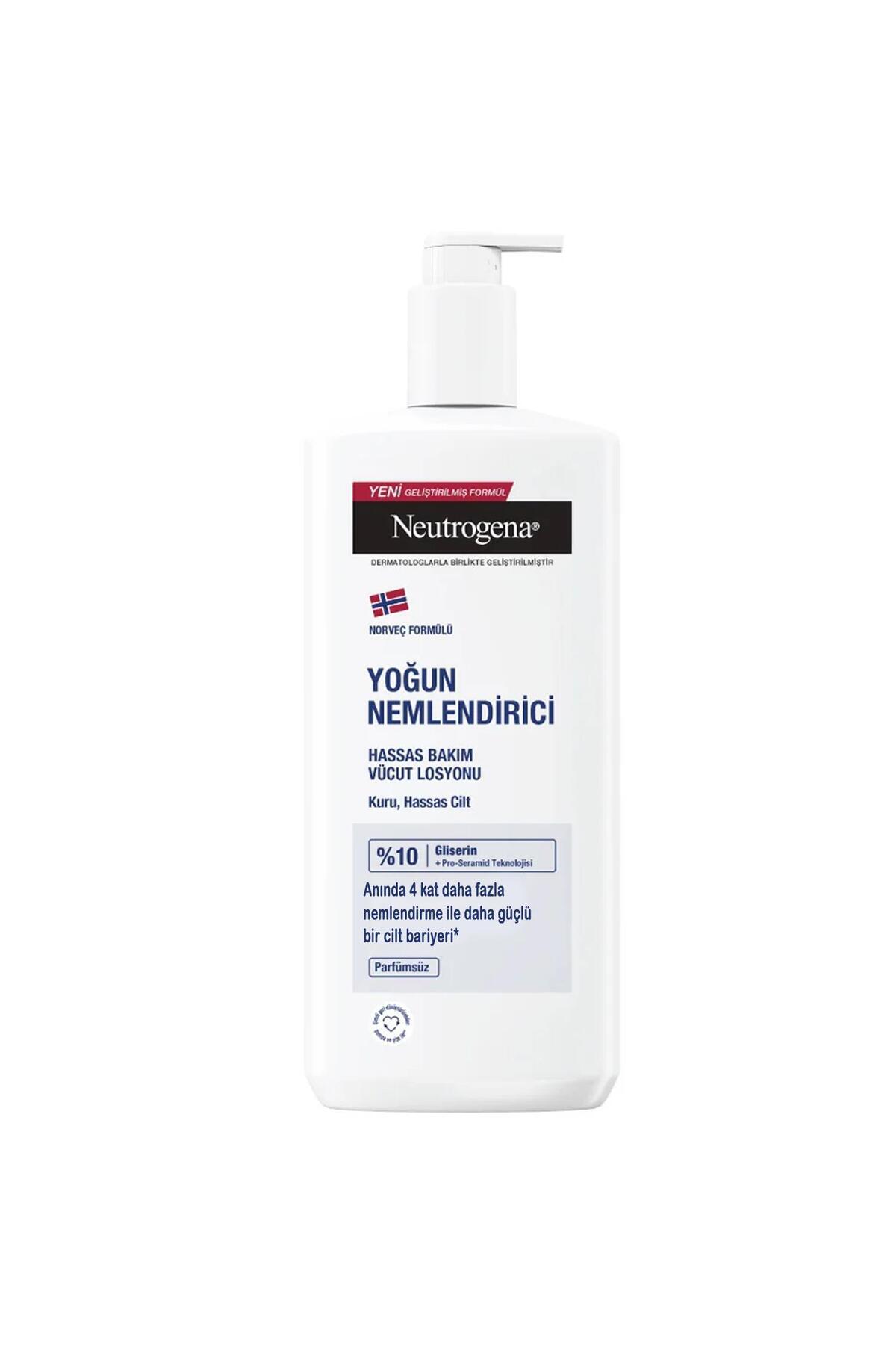 Neutrogena Nemlendirici Hassas Bakım Yoğun Vücut Losyonu Parfümsüz 400 ml