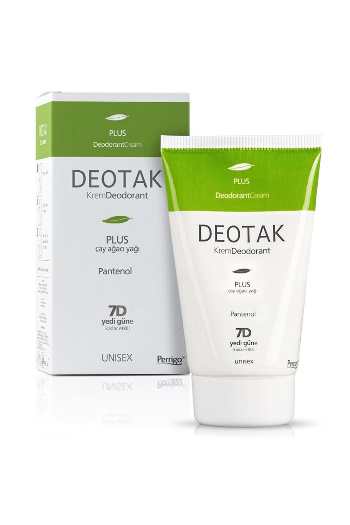 Deotak Plus Çay Ağacı Yağı Krem Deodorant 35 ml