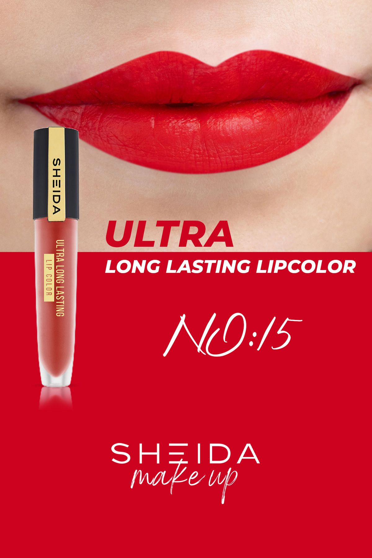 Sheida Ultra Long Lastıng Lıpcolor (likit Ruj)