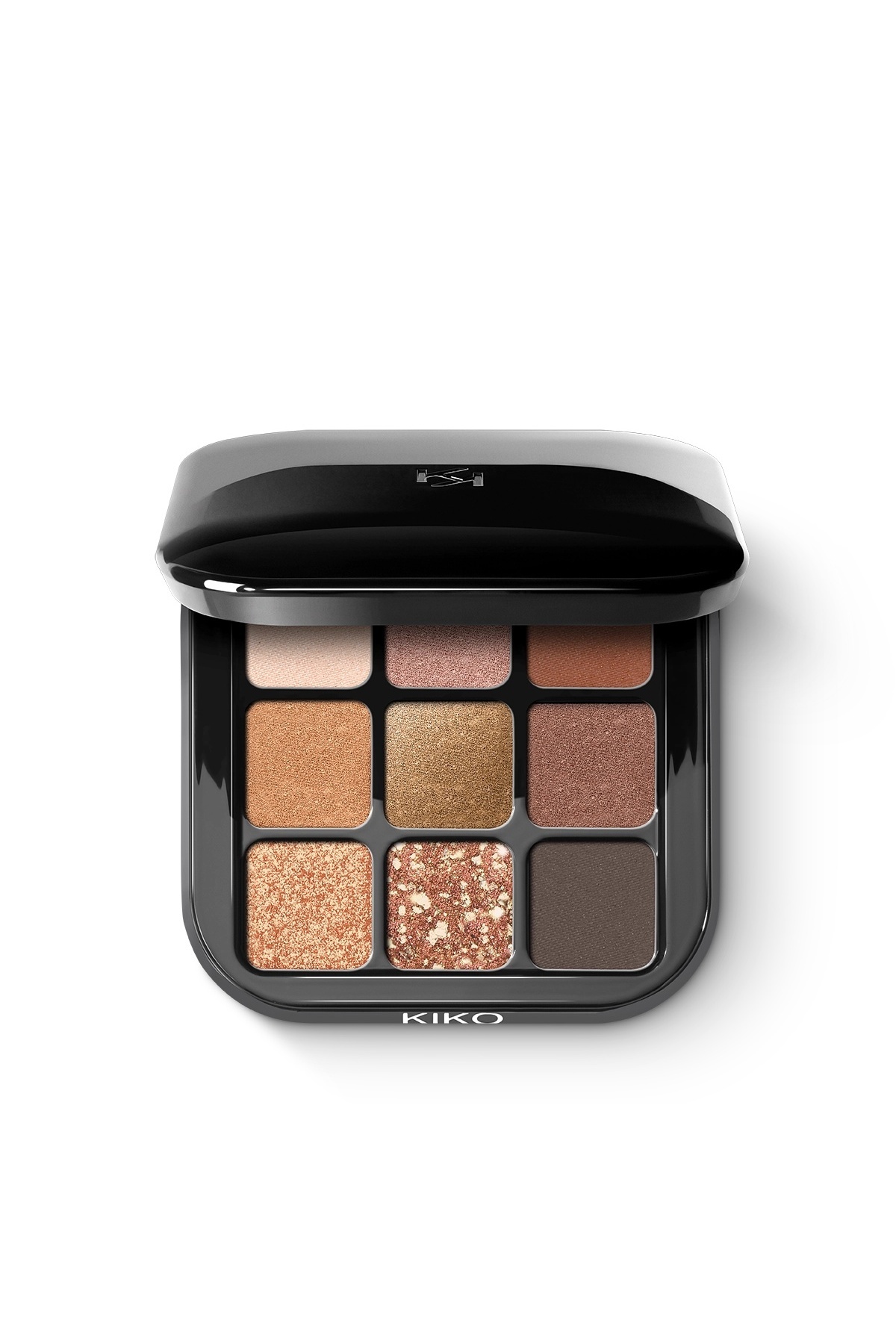 Kiko Göz Farı Paleti - New Glamour Multi Finish Eyeshadow Palette - 02 Sunset Vibes -Yüksek Pigmentli