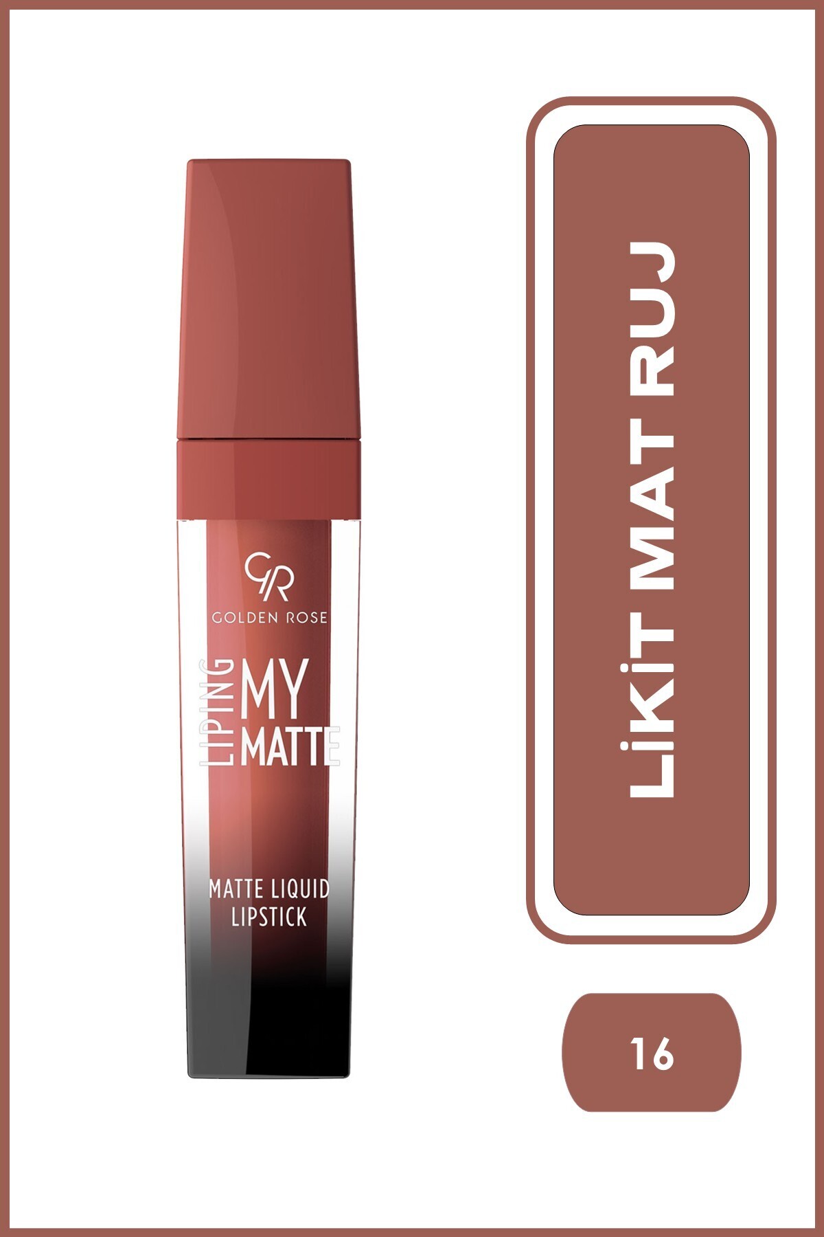 Golden Rose Liping My Matte 16 Likit Mat Ruj 5,5 ml