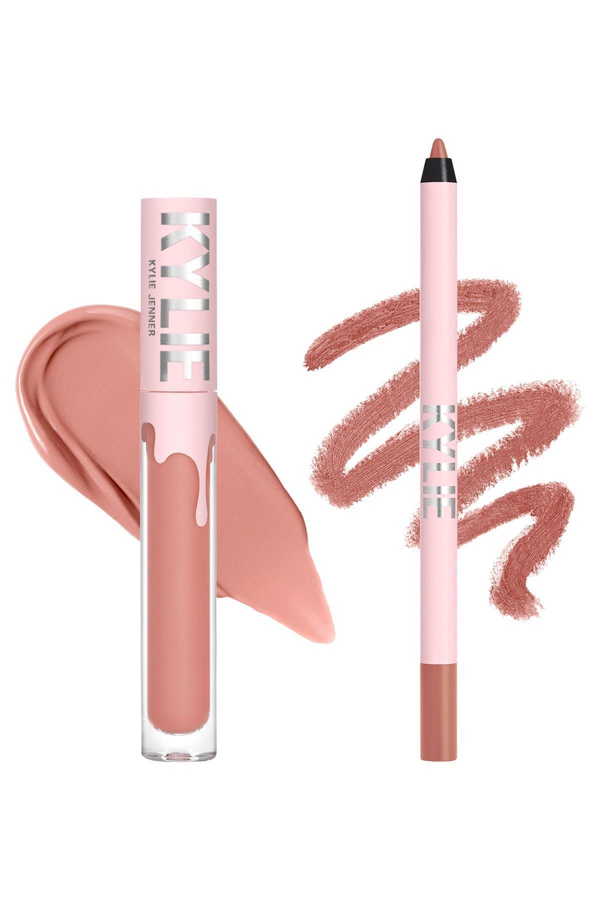 Kylie Cosmetics Dudak Kalemi ve Mat Likit Ruj Set 700 Bare