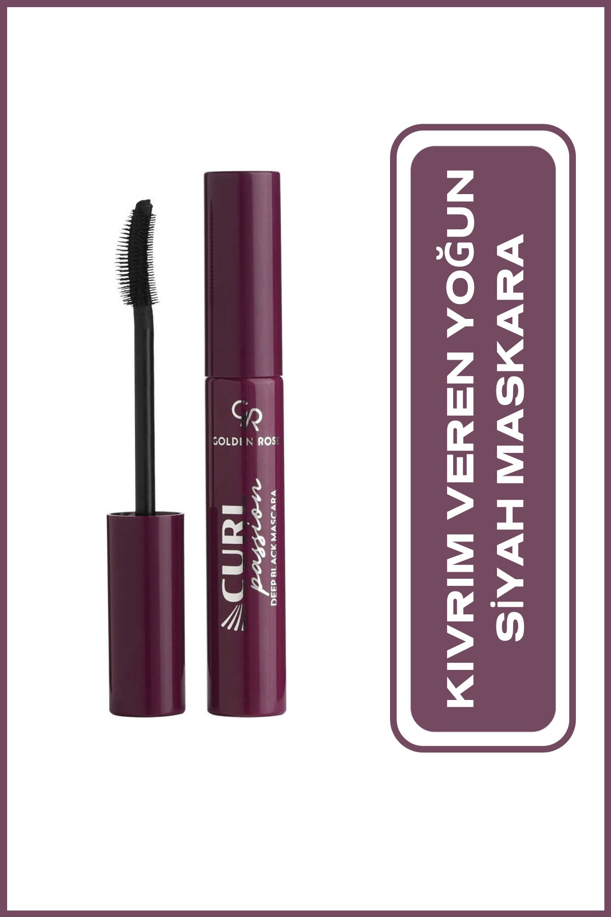 Golden Rose Curl Passion Deep Black Mascara - Kıvrım Veren Yoğun Siyah Maskara