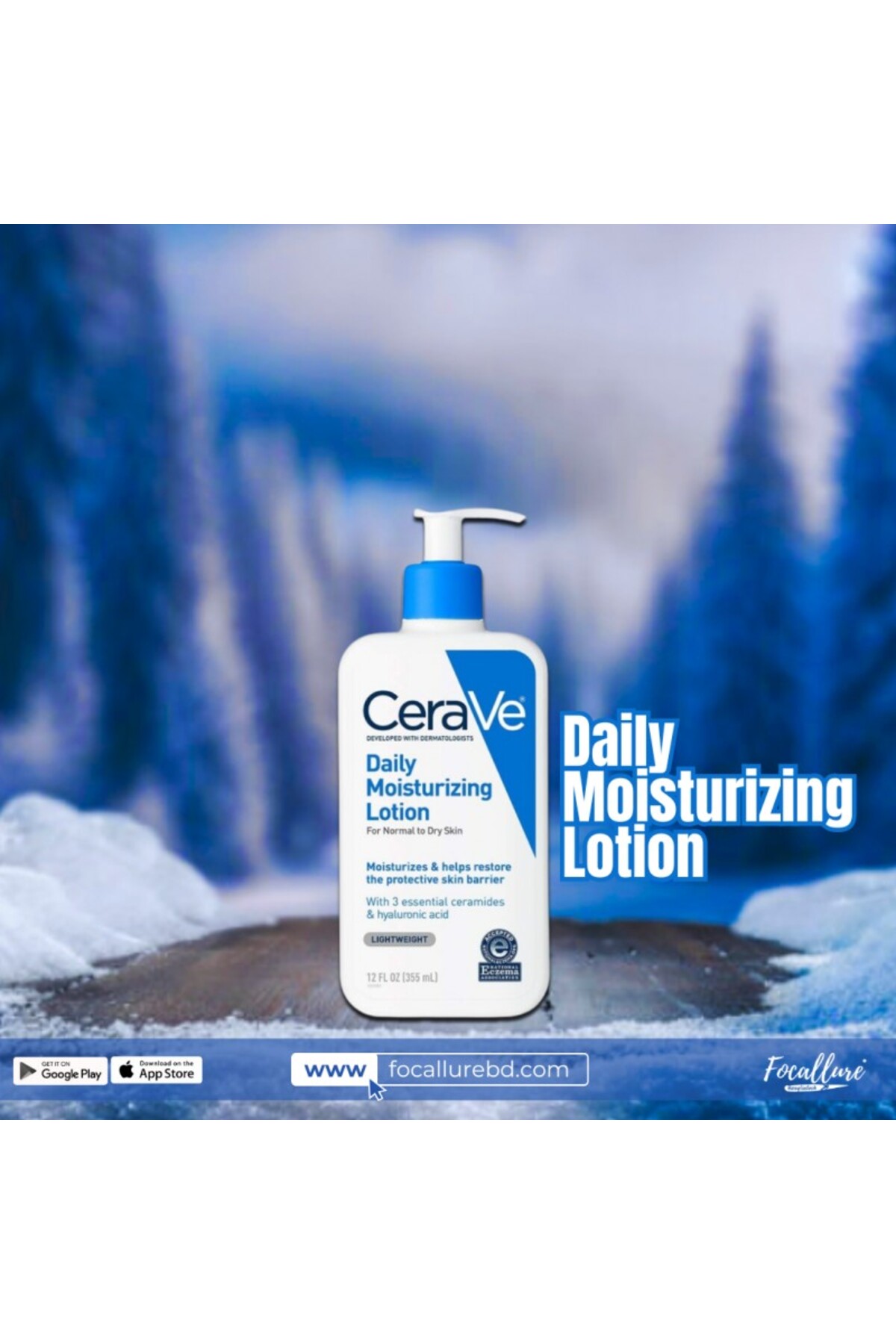 CeraVe Günlük Nemlendirici Yüz ve Vücut Losyonu 355ML