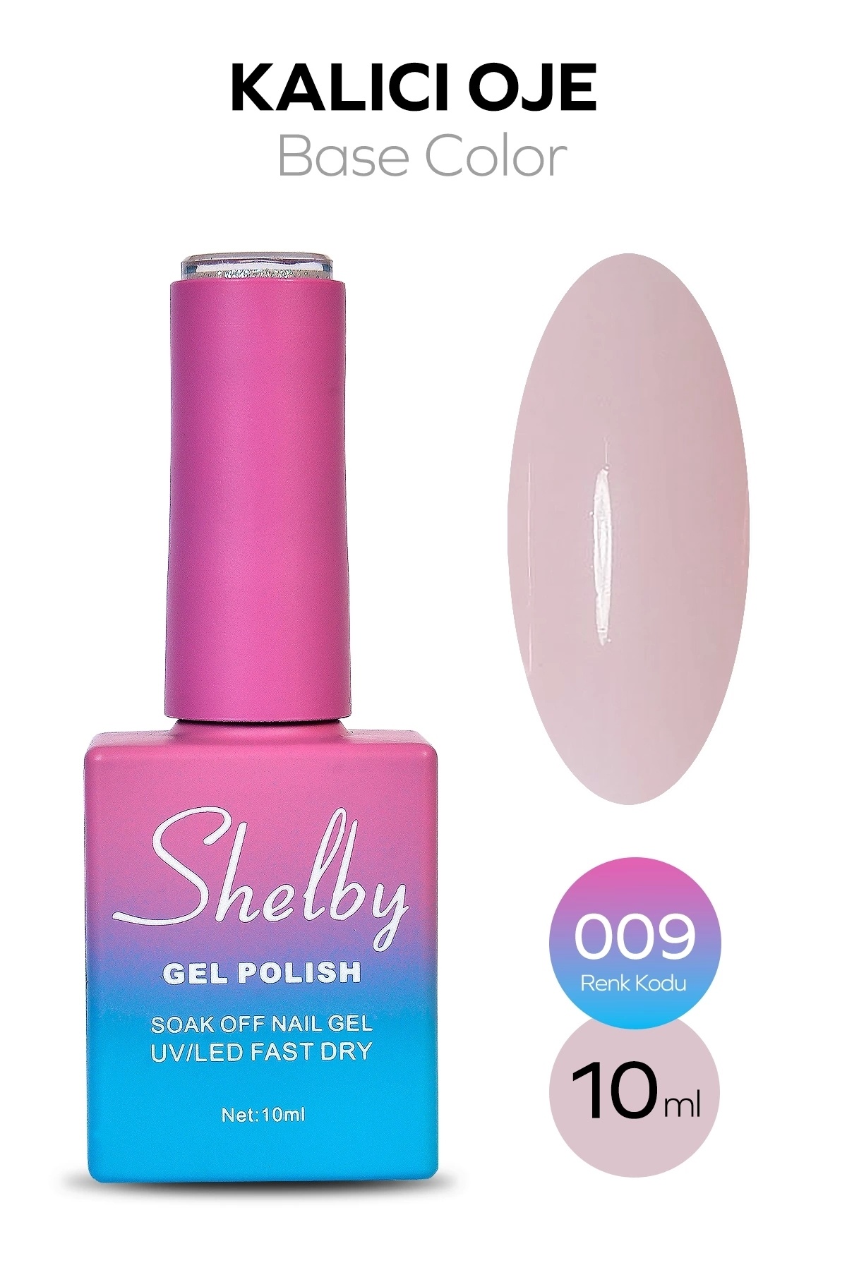 Adornn SHELBY 10 ML. A009 NUDE RENK KALICI OJE