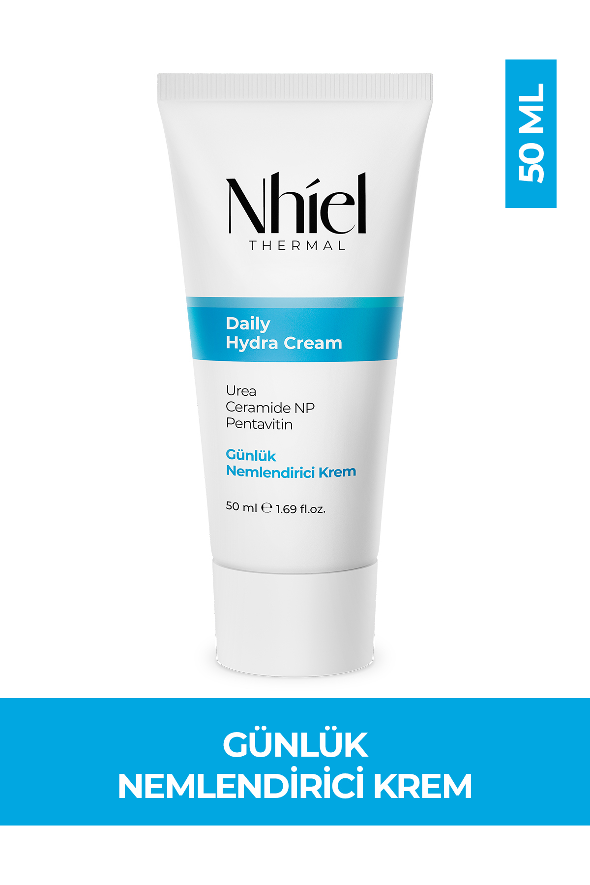 Nhiel Thermal Günlük Nemlendirici Krem 50 ml (Ceramide, Pentavitin)