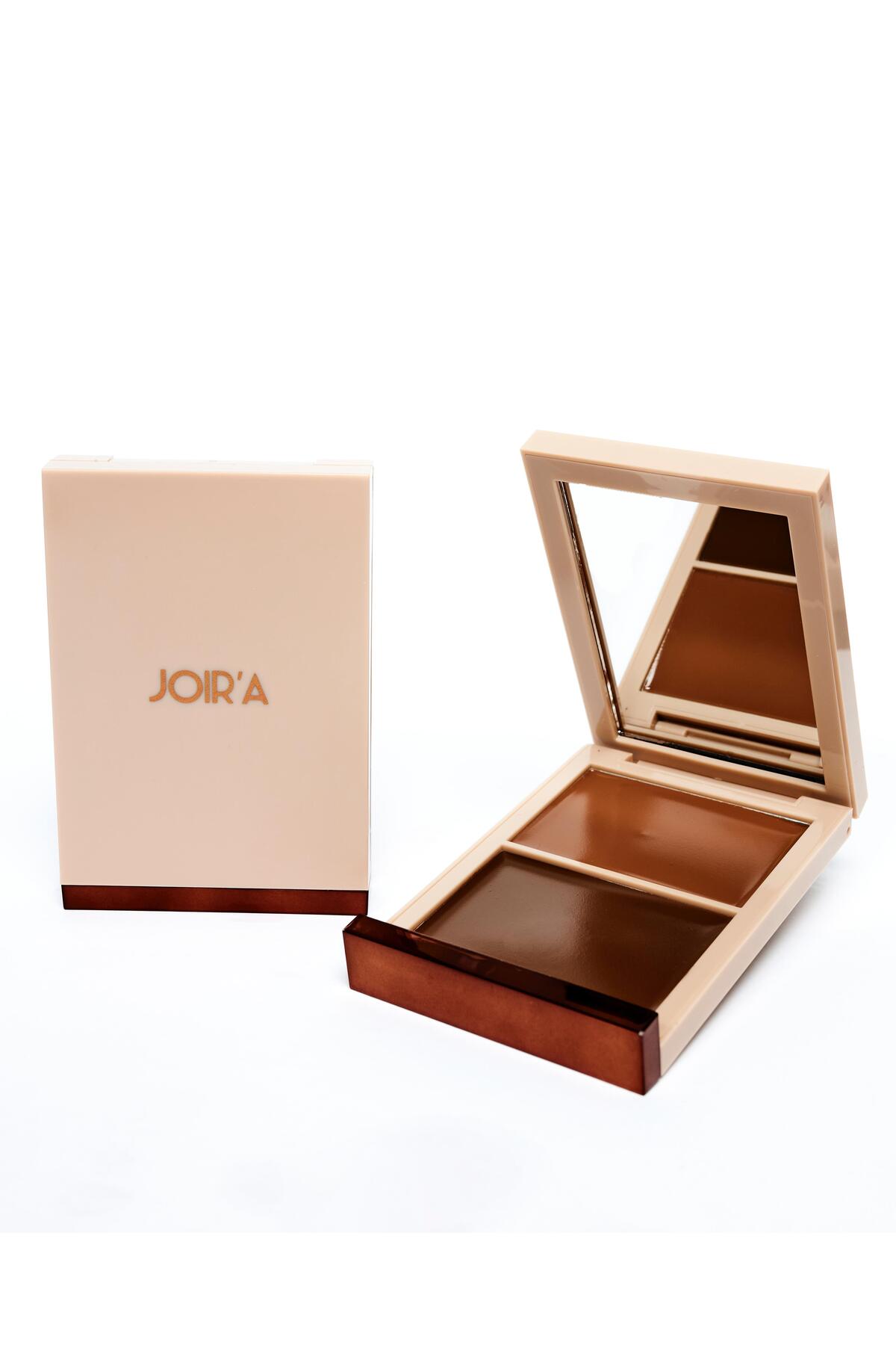 JOIR'A 2'li Kontür Paleti - Flawless - Looking Contour Duo/dark Brown - Rahat Dağılım 15g