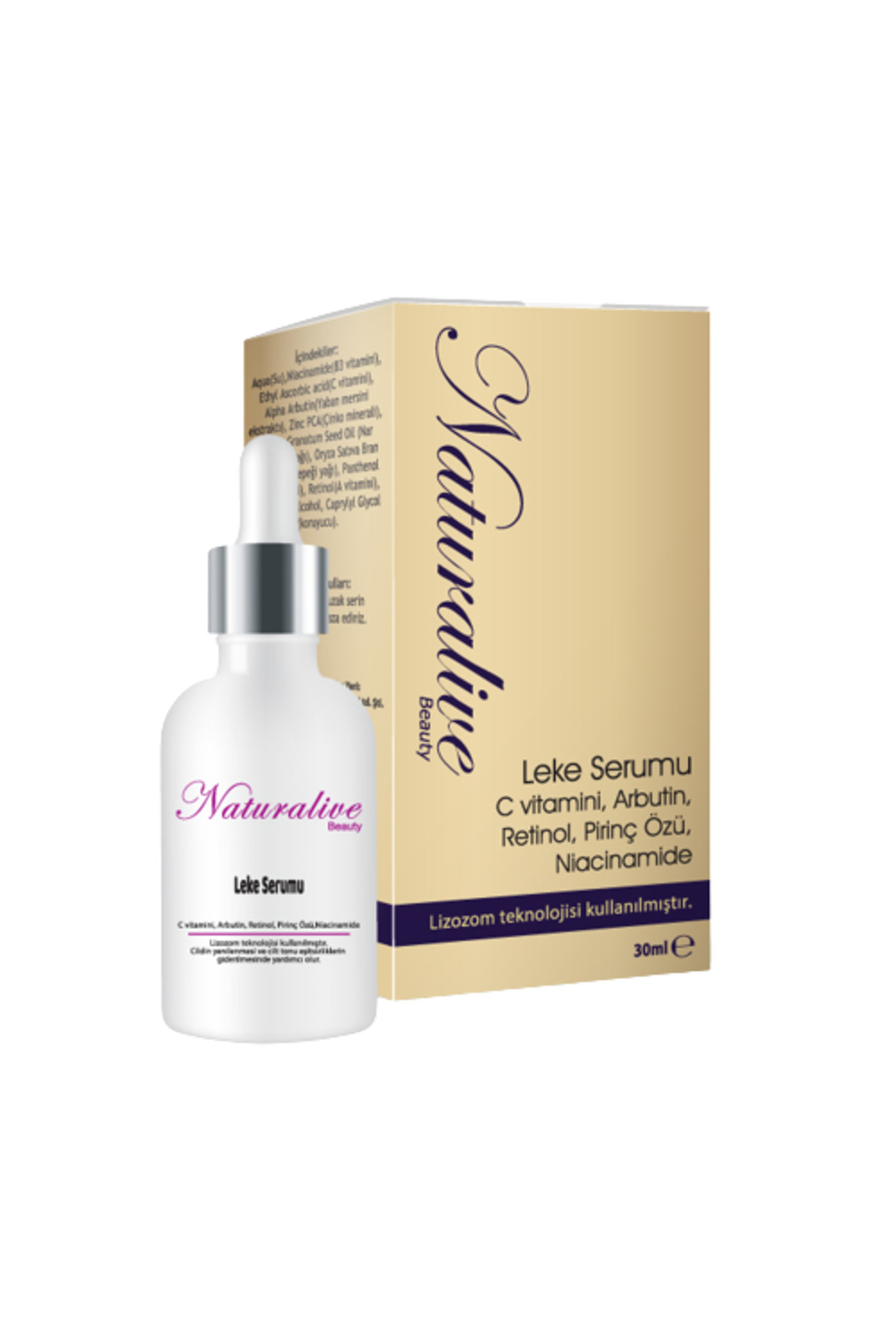 naturalive Leke Serumu Doğal Yerli Üretim 30 ml
