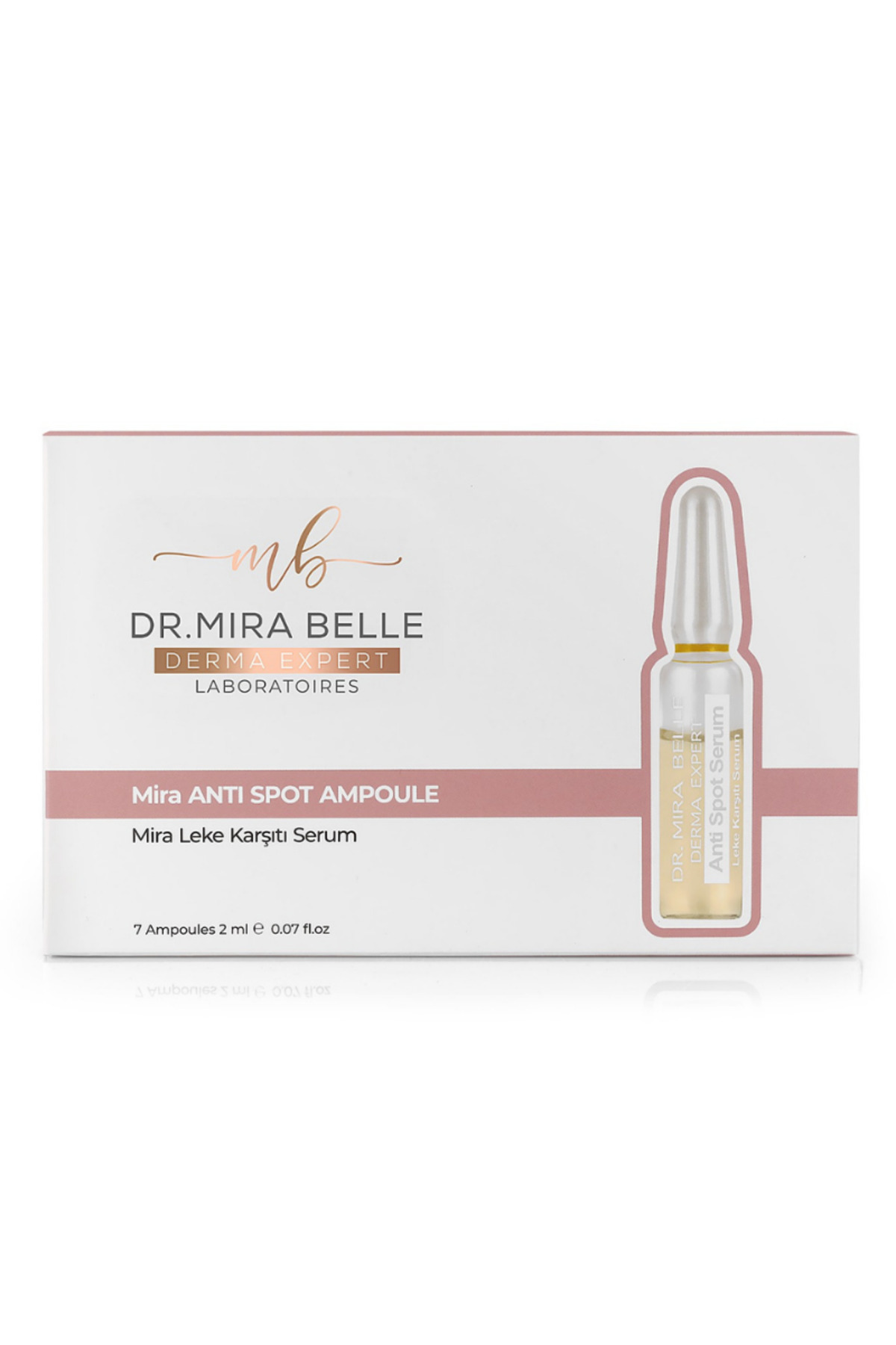 Dr. Mira Belle Derma Expert Anti-Spot Ampoule – Cilt Tonu Eşitleyici & Aydınlatıcı Leke Karşıtı Serum 14 ml