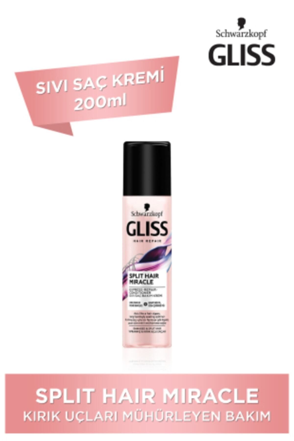 Gliss Sıvı Saç Kremi 200 ml Split Hair Miracle X2 Adet