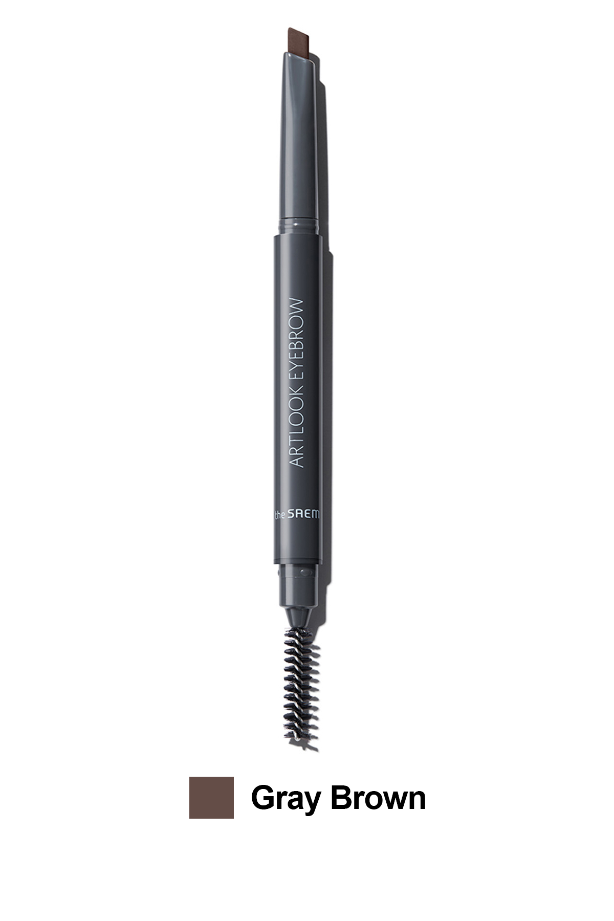 THE SAEM Doğal Görünüm Sunan Açılı Kaş Kalemi - Saemmul Artlook Eyebrow - Gray Brown