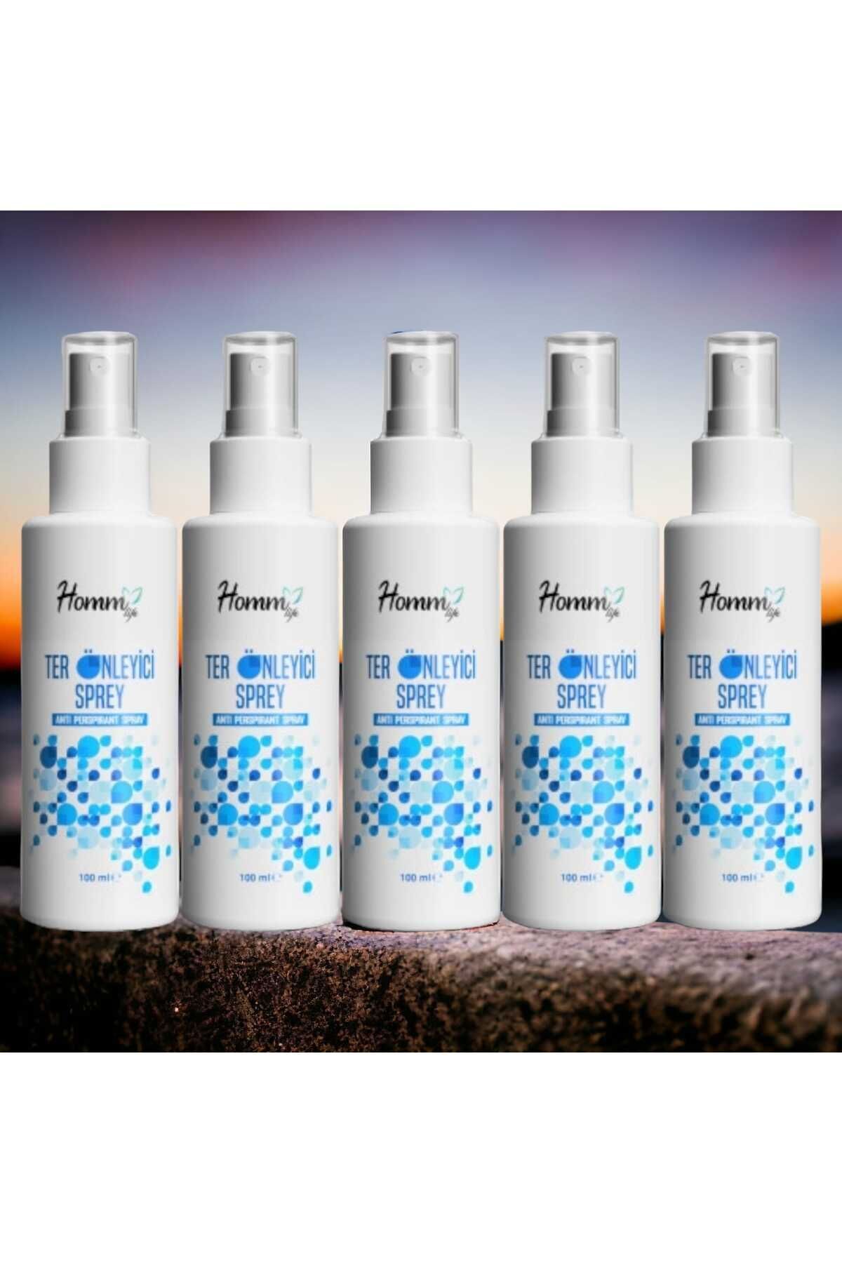 Homm Bitkisel HOMM BİTKİSEL TER ÖNLEYİCİ SPREY 100 ML 5 ADET