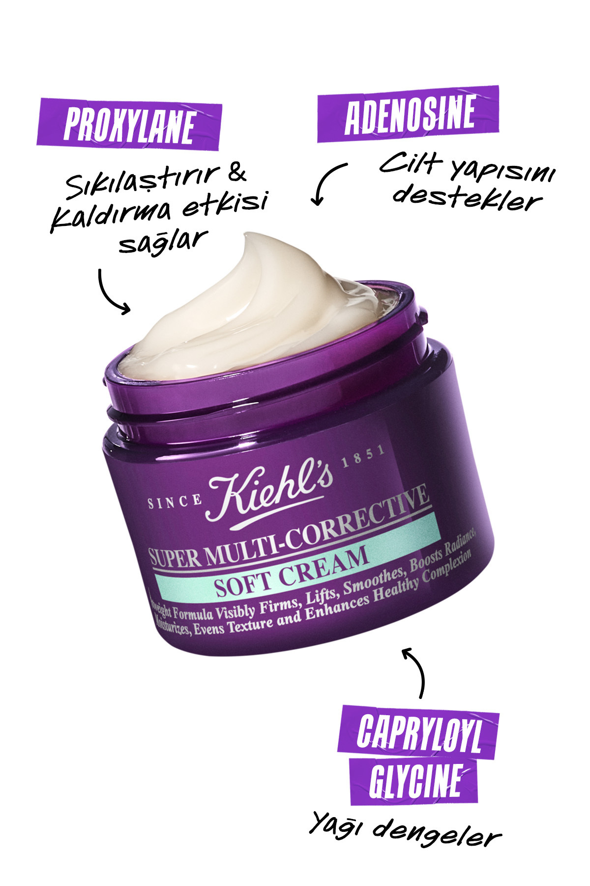 Kiehl's Kırışıklıkların Görünümünü Azaltıp Sıkılaştıran, Cildi Aydınlatan Yaşlanma Karşıtı Nemlendirici 50ml