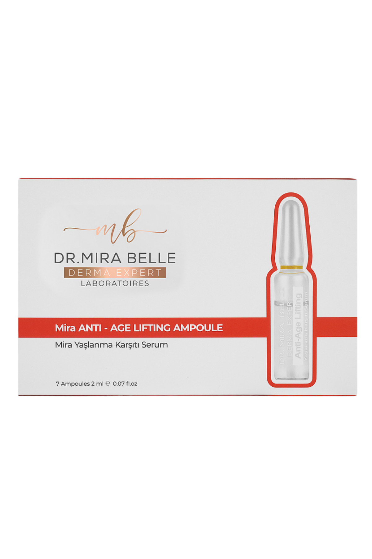 Dr. Mira Belle Derma Expert Tüm Ciltler Argireline & NIO OLIGO 3D Kırışıklık Karşıtı Lifting Etkili Serum 14 ml
