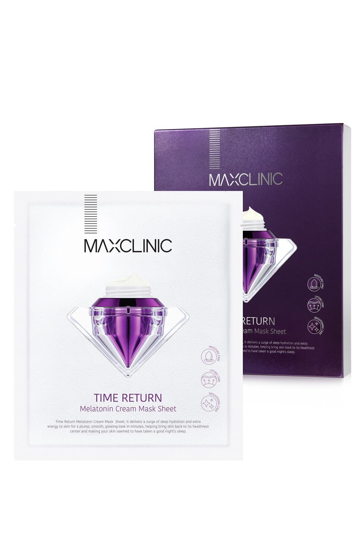MAXCLINIC Sıkılaştırıcı Görünüme Destek Cilde Bakım Yapan Kağıt Maske Cream Mask Sheet