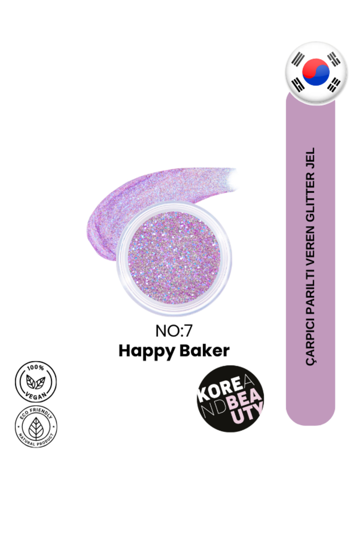 UNLEASHIA Get Loose Glitter Gel No:7 Happy Baker 4g | Işıltılı Jel Far