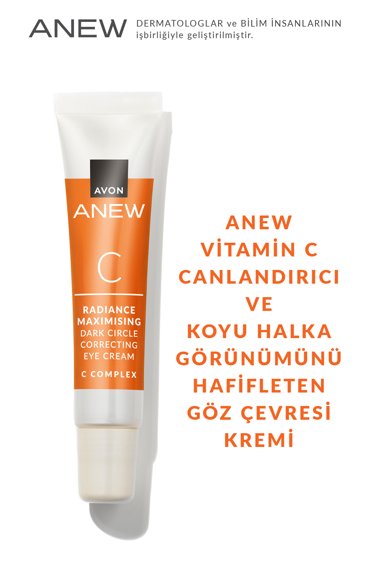AVON Anew Canlandırıcı Ve Koyu Halka Görünümünü Hafifleten Göz Çevresi Bakım Kremi 15 Ml.
