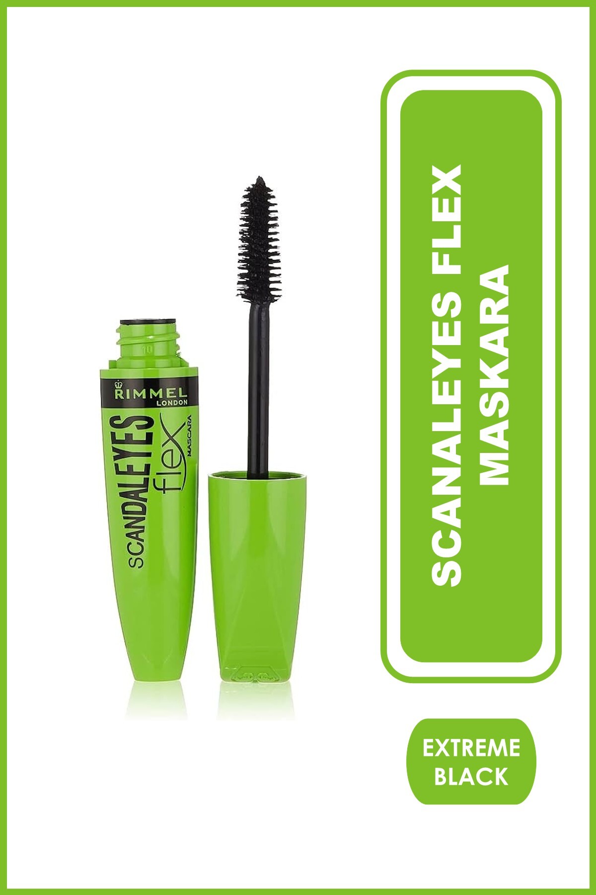 RIMMEL LONDON Siyah Maskara - ScandalEyes Flex Mascara Extreme Black 3614227541818