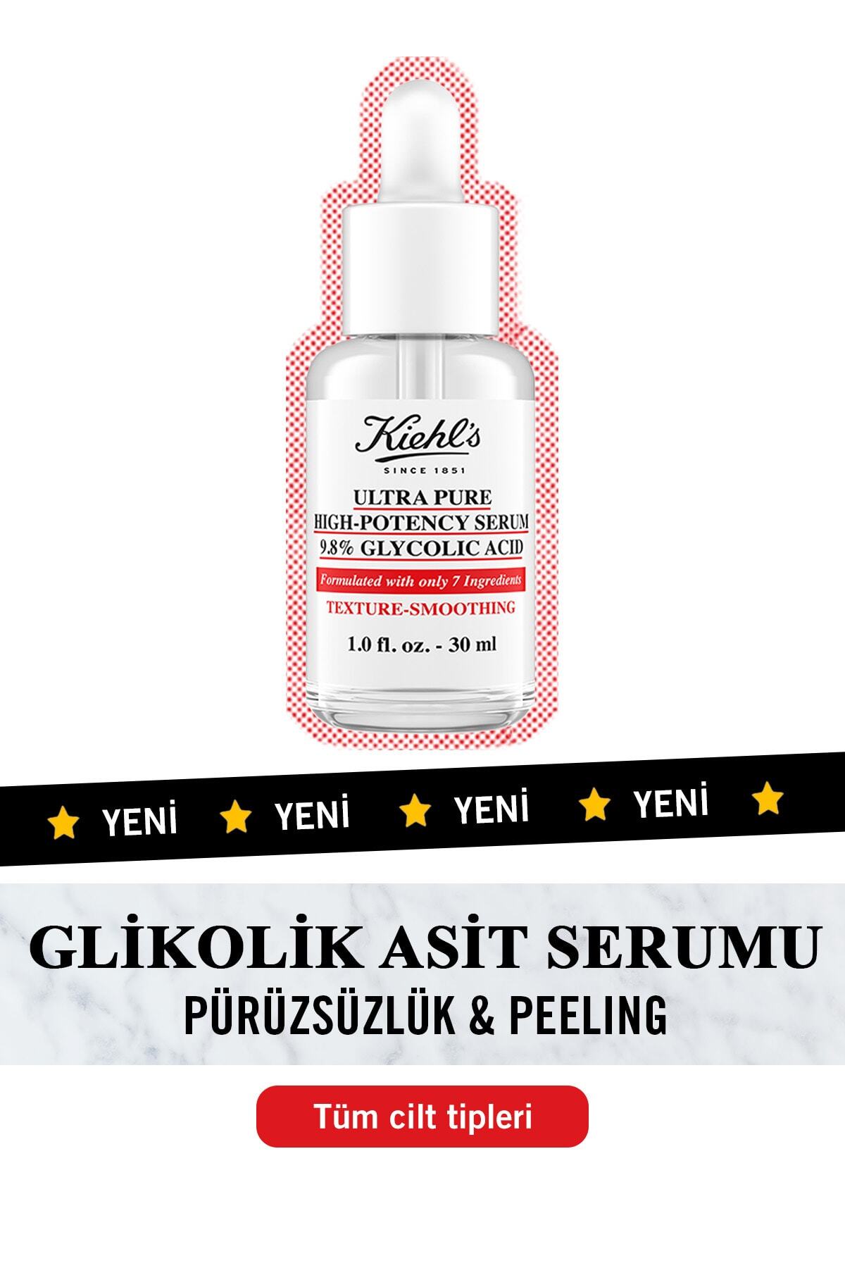 Kiehl's Ultra Pure High-Potency 9.8% Glycolic Acid Serum 30 ml