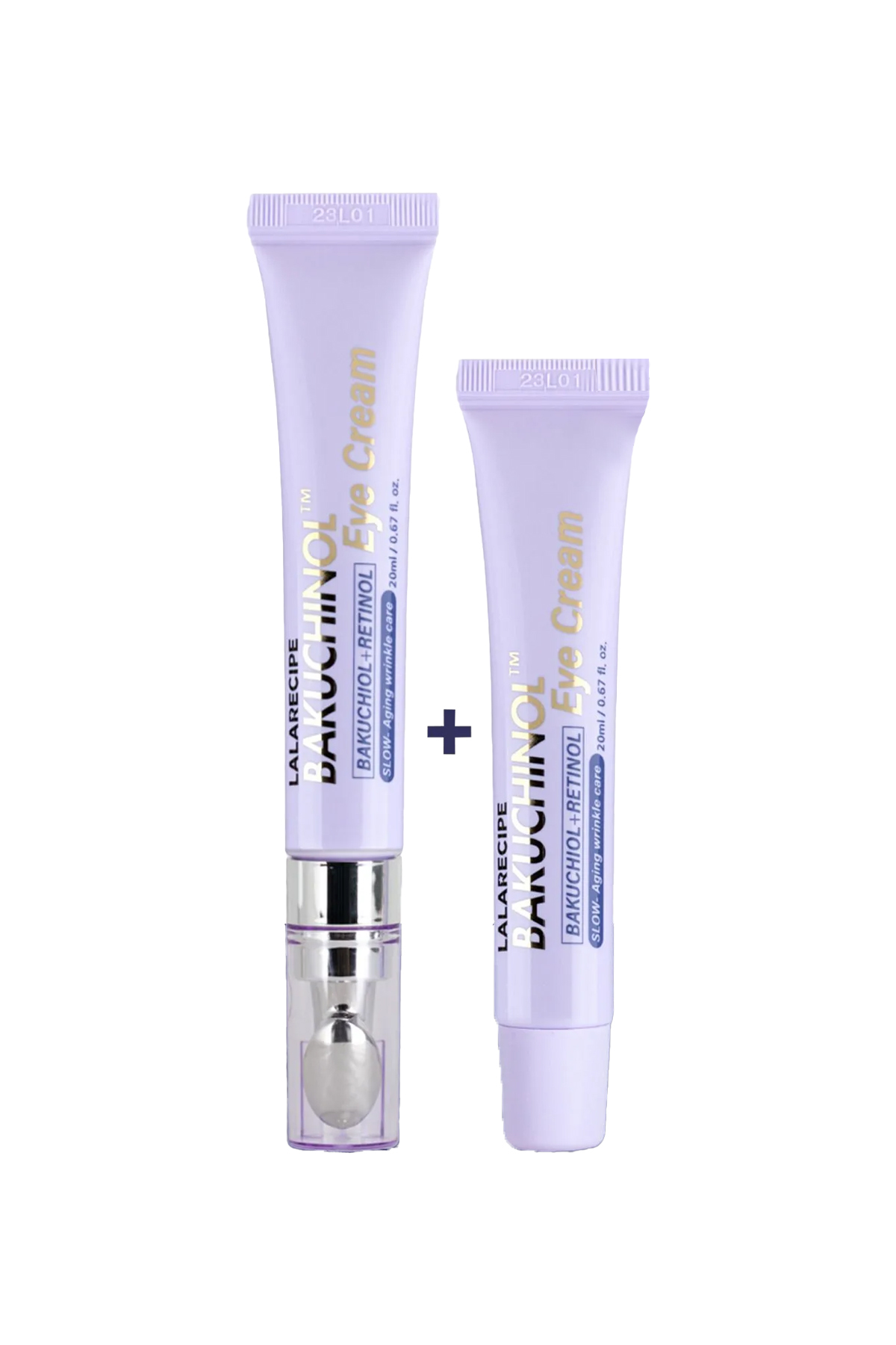 lalarecipe Retinol Bakuchiol Göz Kremi 1+1 Set LALARECIPE Bakuchinol Eye Cream 20ml x 2 Set