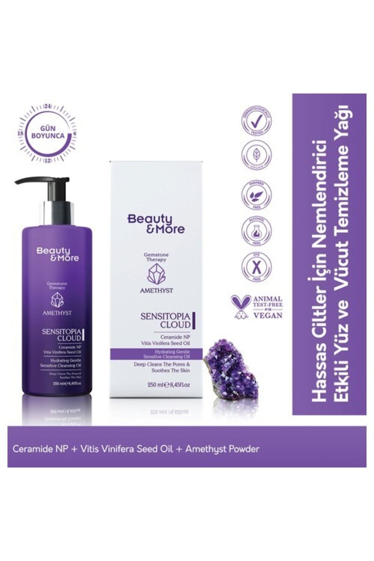 BeautyandMore Beauty&more Ametist Purple Sensitopia Cloud Hassas Ciltler Için Nemlendirici Etkili Yüz Ve Vücut Tem