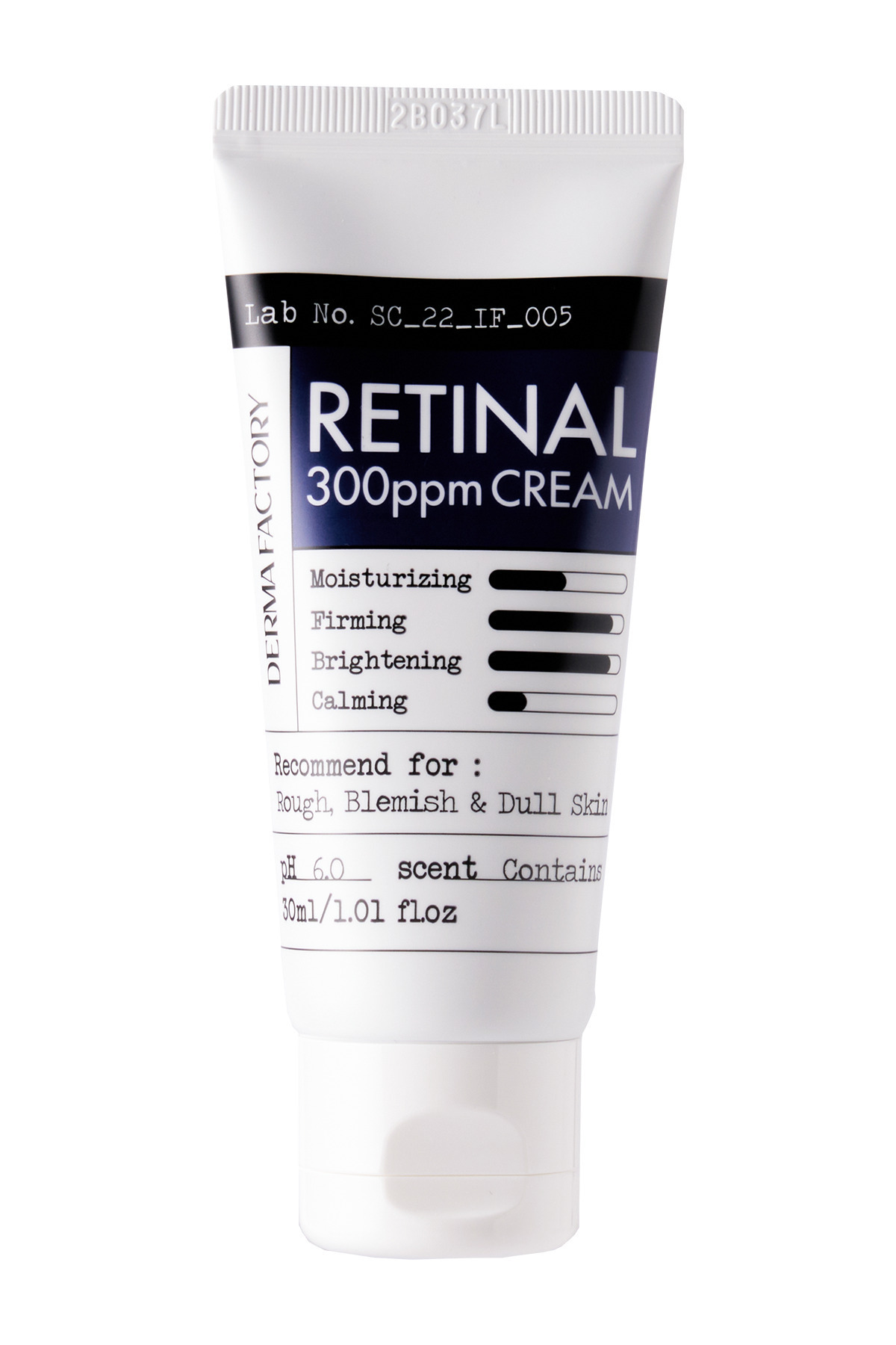 DERMA FACTORY 0.03 Retinal İçeren Leke ve Kırışıklık Bakım Kremi Derma Factory Retinal 300 PPM Cream 30ml