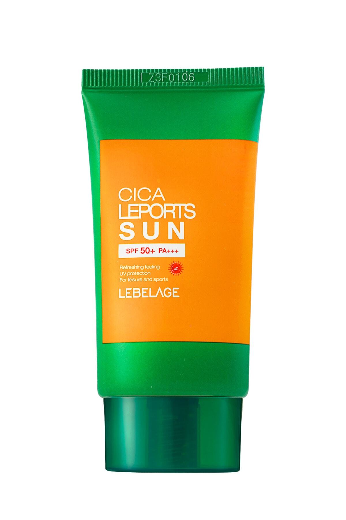LEBELAGE Uzun Süre Etkili Koruma Sağlayan Kore Güneş Kremi Cica LEPORTS Sun SPF50+ PA+++ 30ml