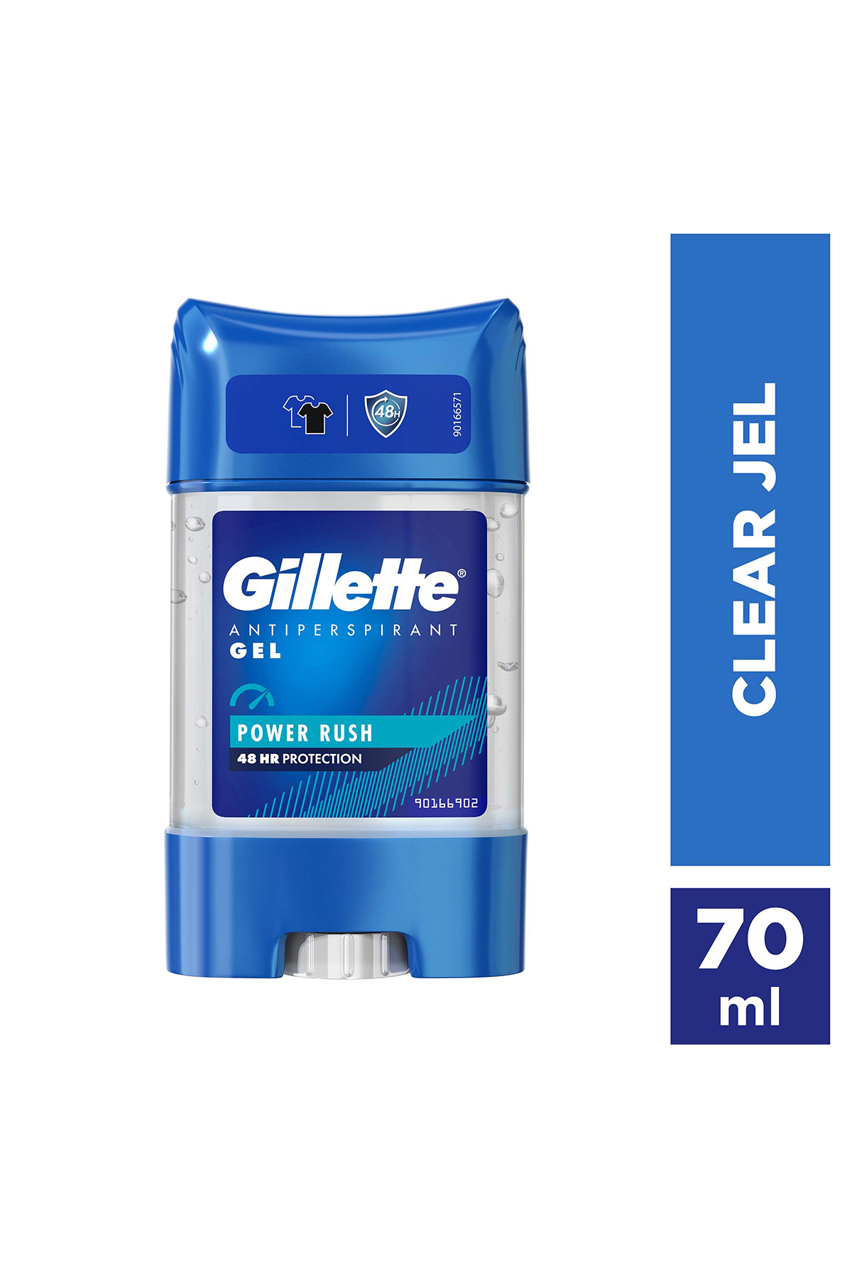 Gillette Clear Jel Power Rush Antiperspirant Deodorant 70 ml