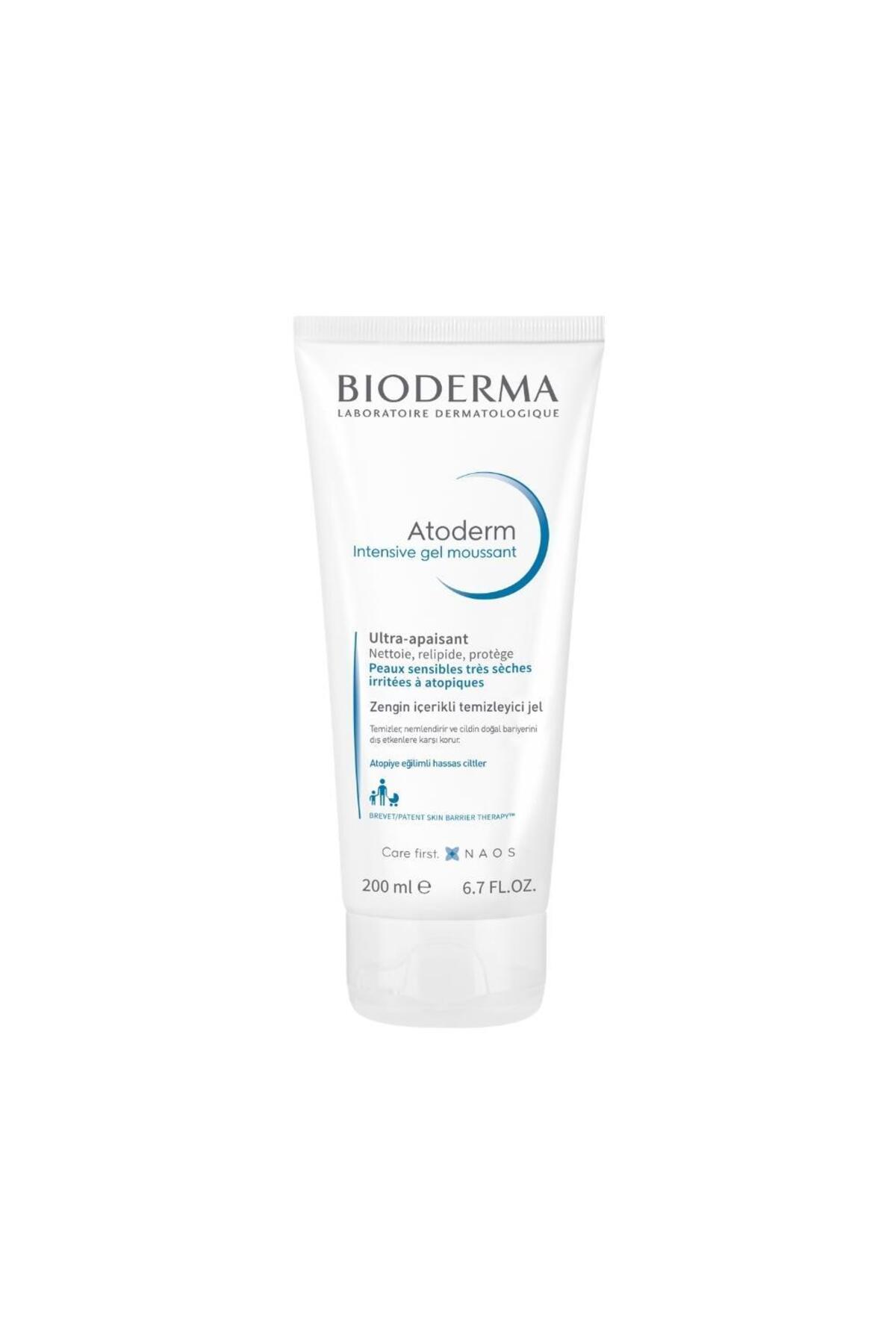 Bioderma Atoderm Intensive Foaming Gel Atopiye Eğilimli Ciltler Için Zengin Içerikli Temizleyici Jel 200ml