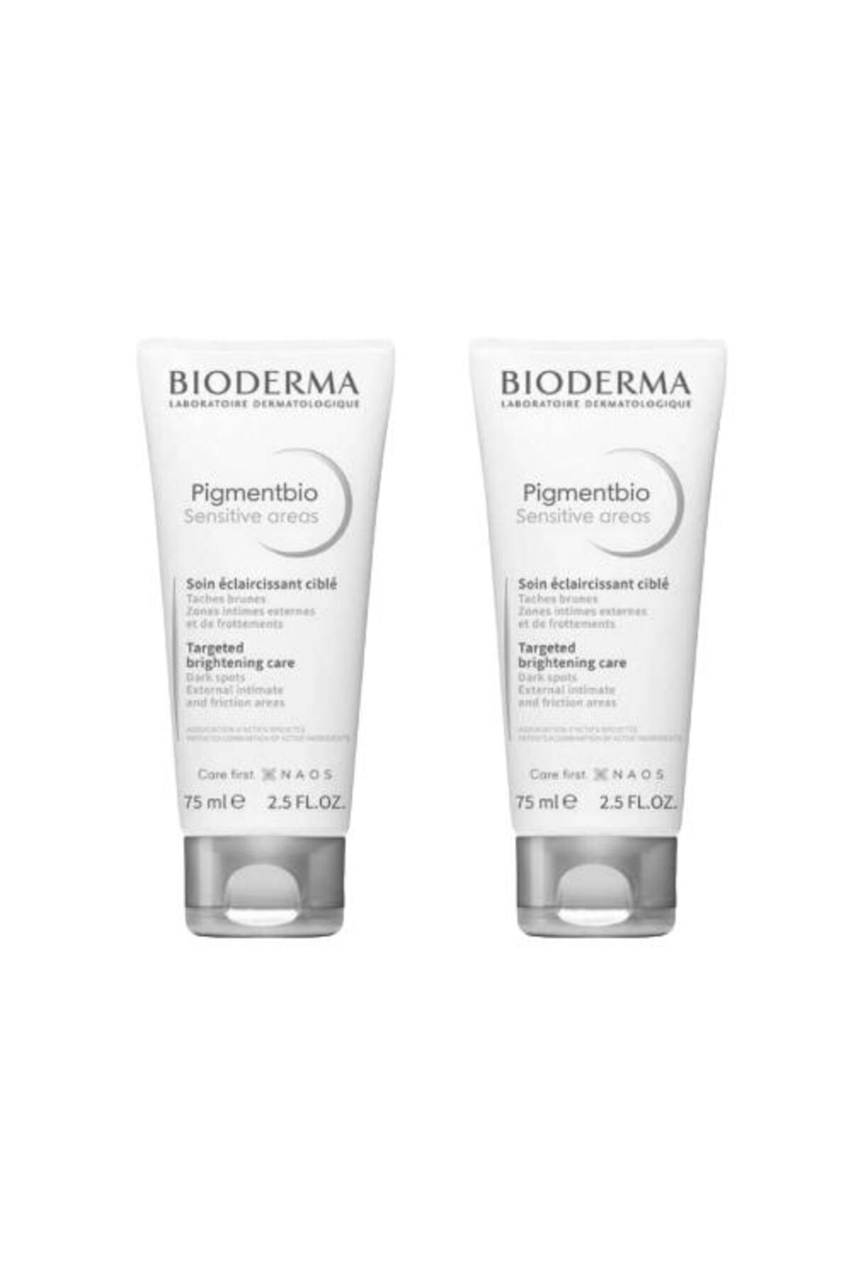 Bioderma Pigmentbio Sensitive Areas Beyazlatıcı Krem 75 ml X2