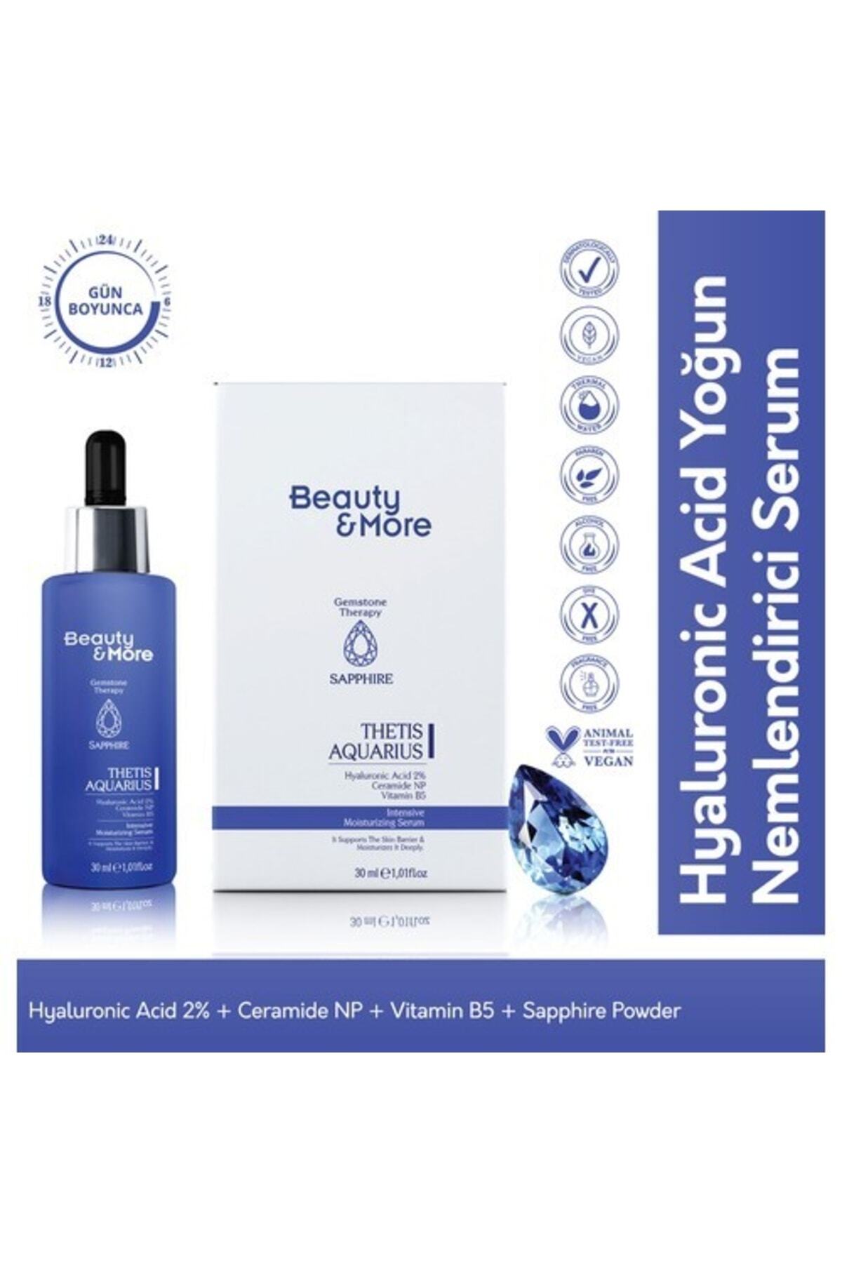 BeautyandMore Beauty&more Safir Thetis Aquarius Yoğun Nemlendirici Serum 30 ml Hyaluronic Acid 2% Ceramide Np