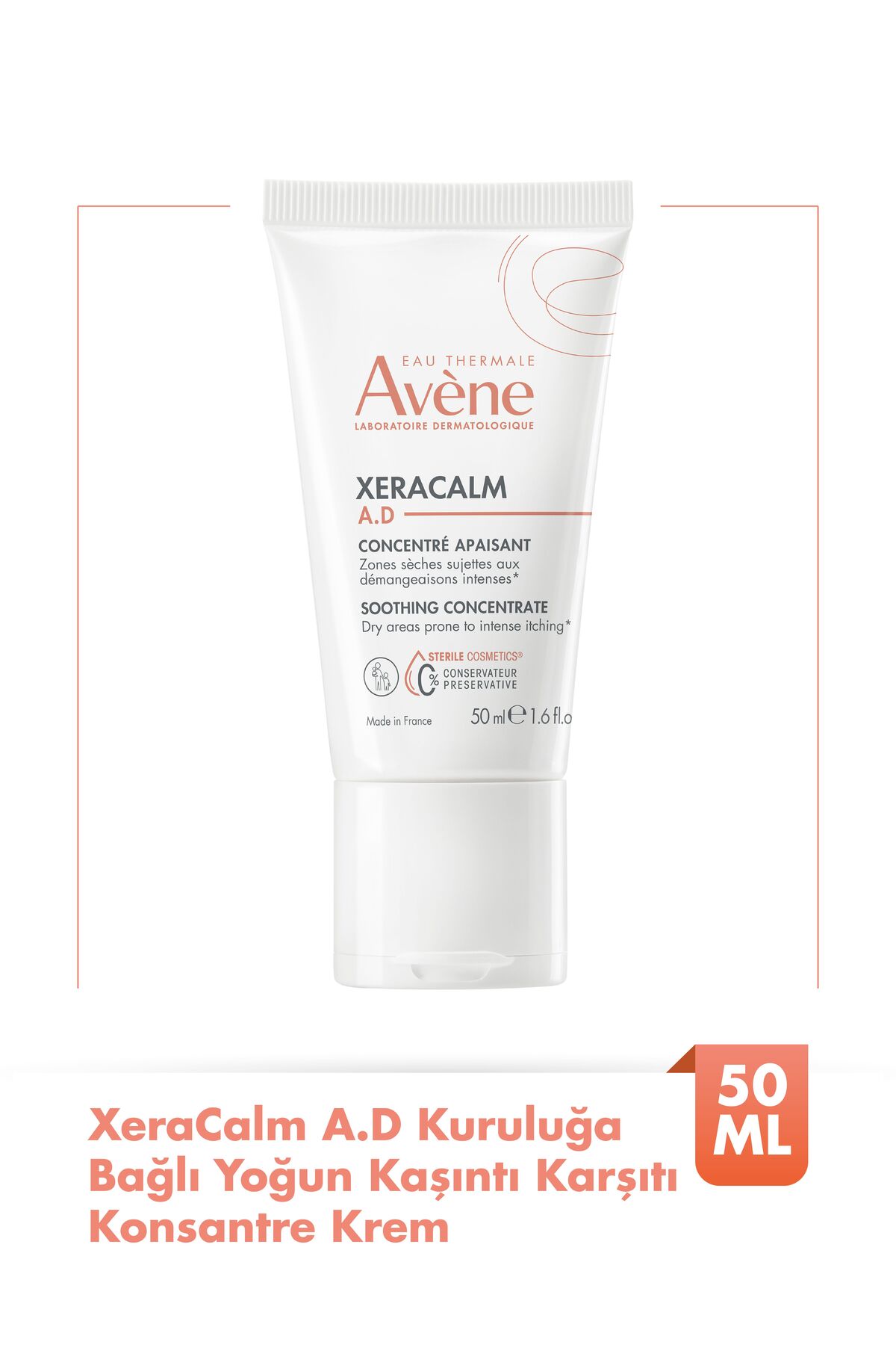 Avene XeraCalm A.D Kuruluğa Bağlı Yoğun Kaşıntı Karşıtı Konsantre Krem 50 ml