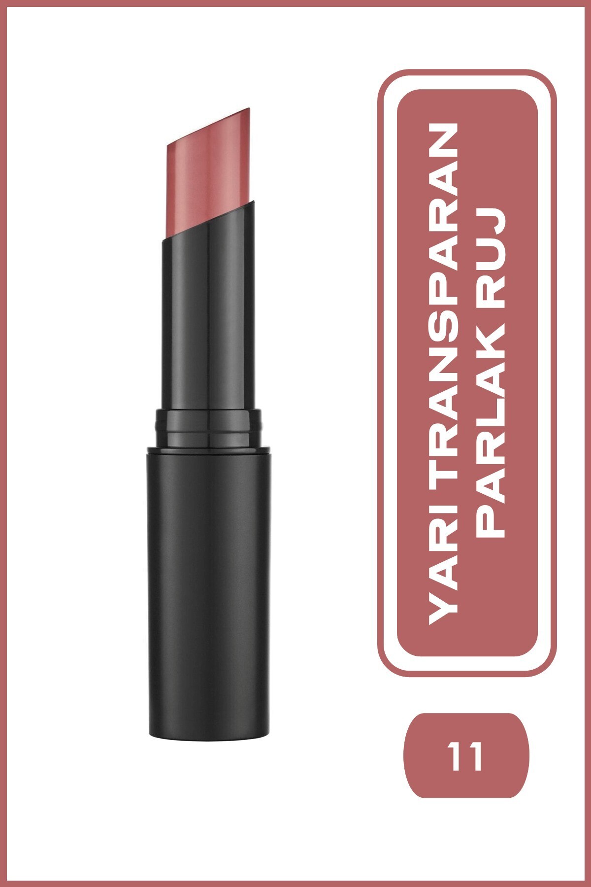 Golden Rose Sheer Shine Stylo Lipstick No: 11 - Argan Yağlı Parlak Ruj SPF 25