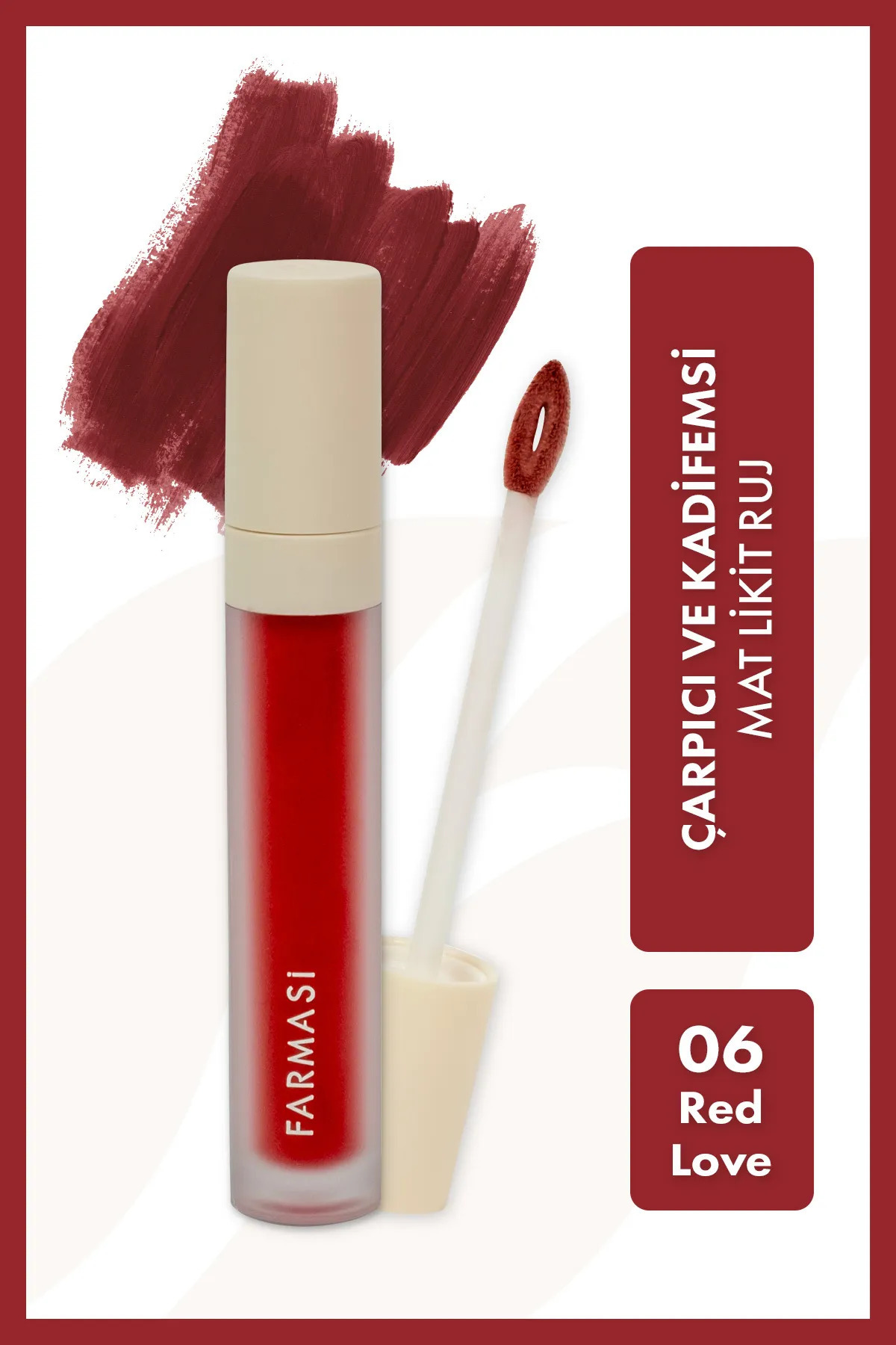 Farmasi Kırmızı Love Mat Likit Ruj 4 ml