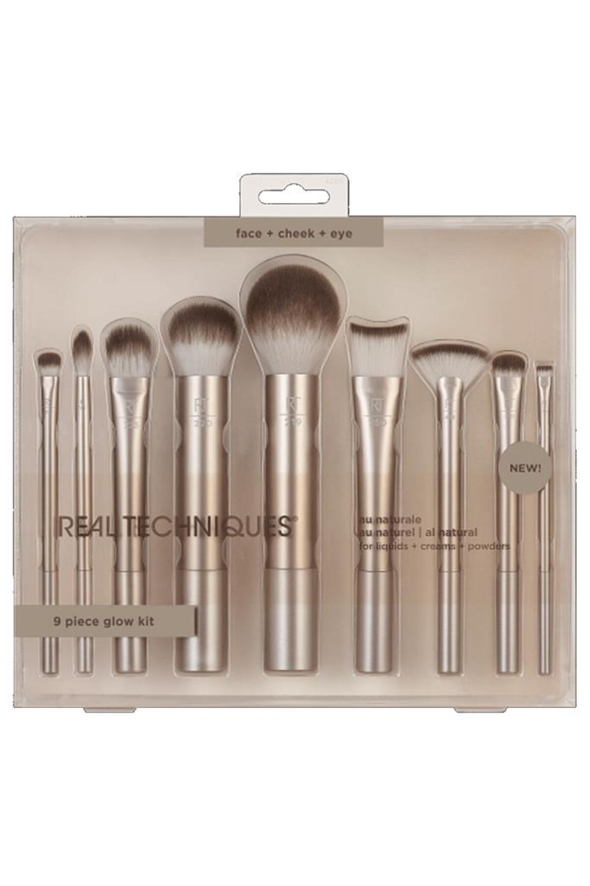 Real Techniques Al Natural 9 Piece Glow Kit -RT4266 Makyaj Fırça Seti