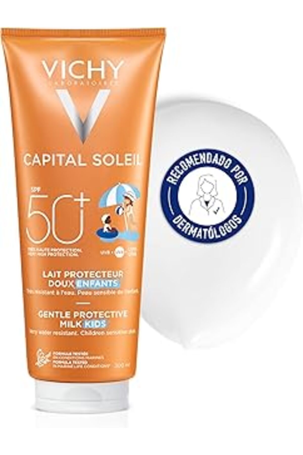 Mu Art Capital Soleil Gentle Protective Milk Çocuklar İçin Yüksek Korumalı Yüz Ve Vücut Sütü Spf 50 (300 M