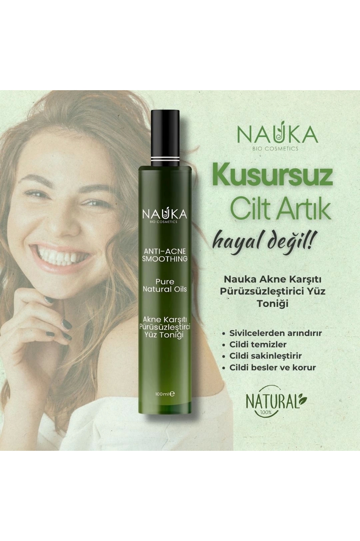 nauka ANTI-ACNE & SMOOTHING FACE TONIC
