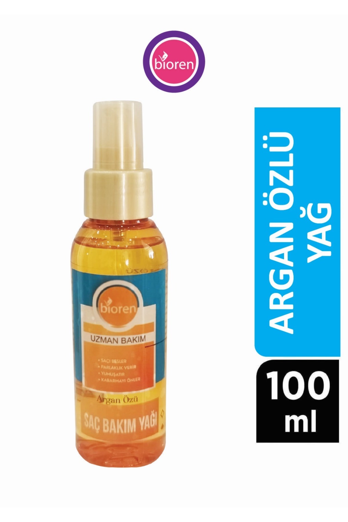 Bioren Doğal Sentez Saç Bakım Serumu Argan Yağlı Elixir 100 Ml