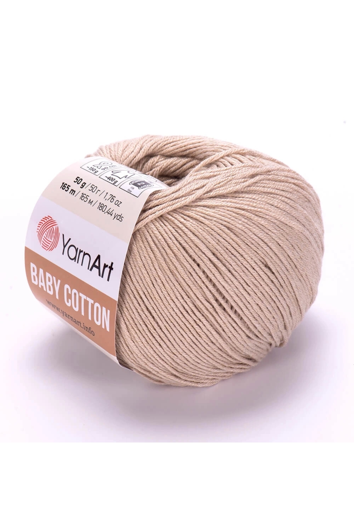 Yarnart Baby Cotton - Bebek El Örgü Ipi Koyu Krem-403