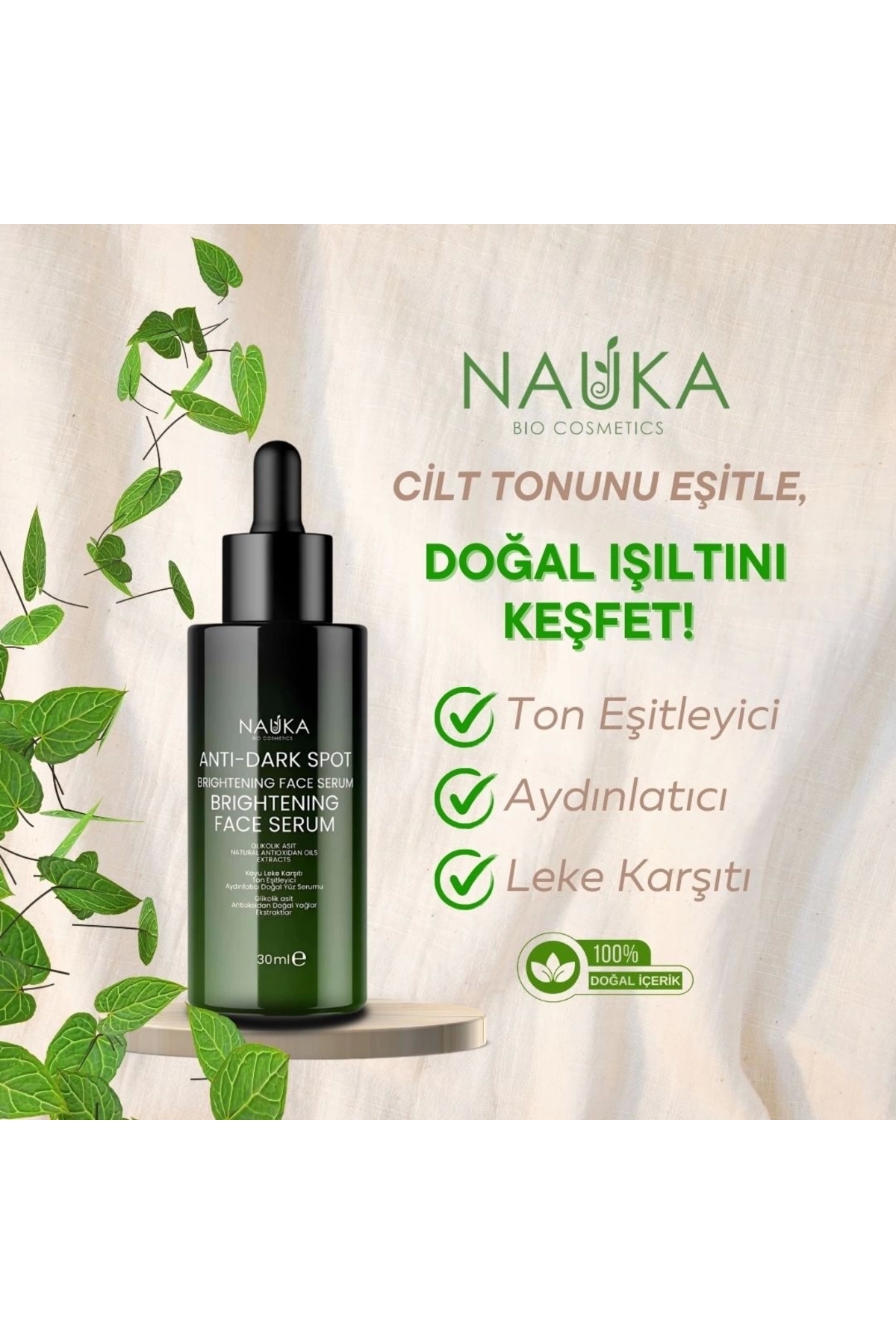 nauka ANTI-DARK SPOT & BRIGHTENING FACE SERUM