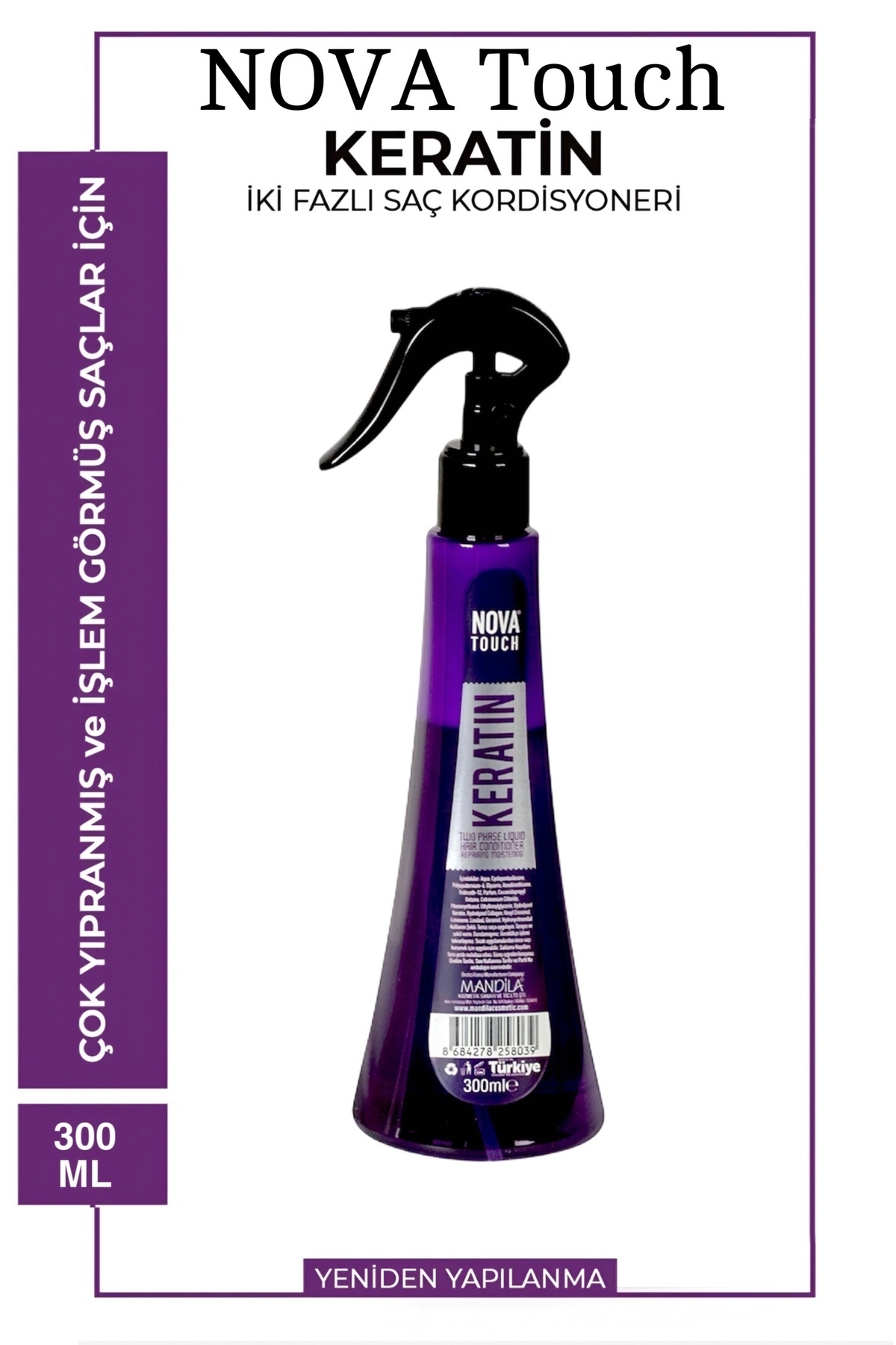novatouch Nova Touch Keratin Içerikli Fön Suyu 300 ml