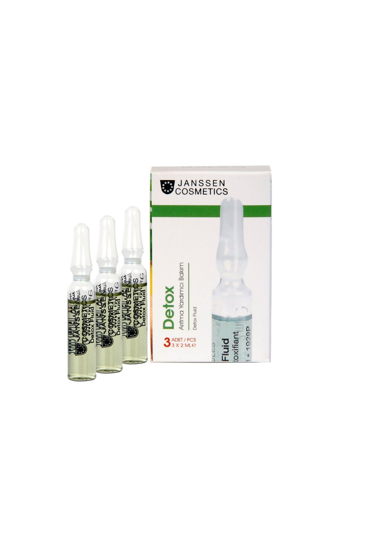 Janssen Cosmetics Janssen Detox Fluid Ampul 3' Lü Set - Toksin ve Serbest Radikallere Karşı Detoks Ampulü