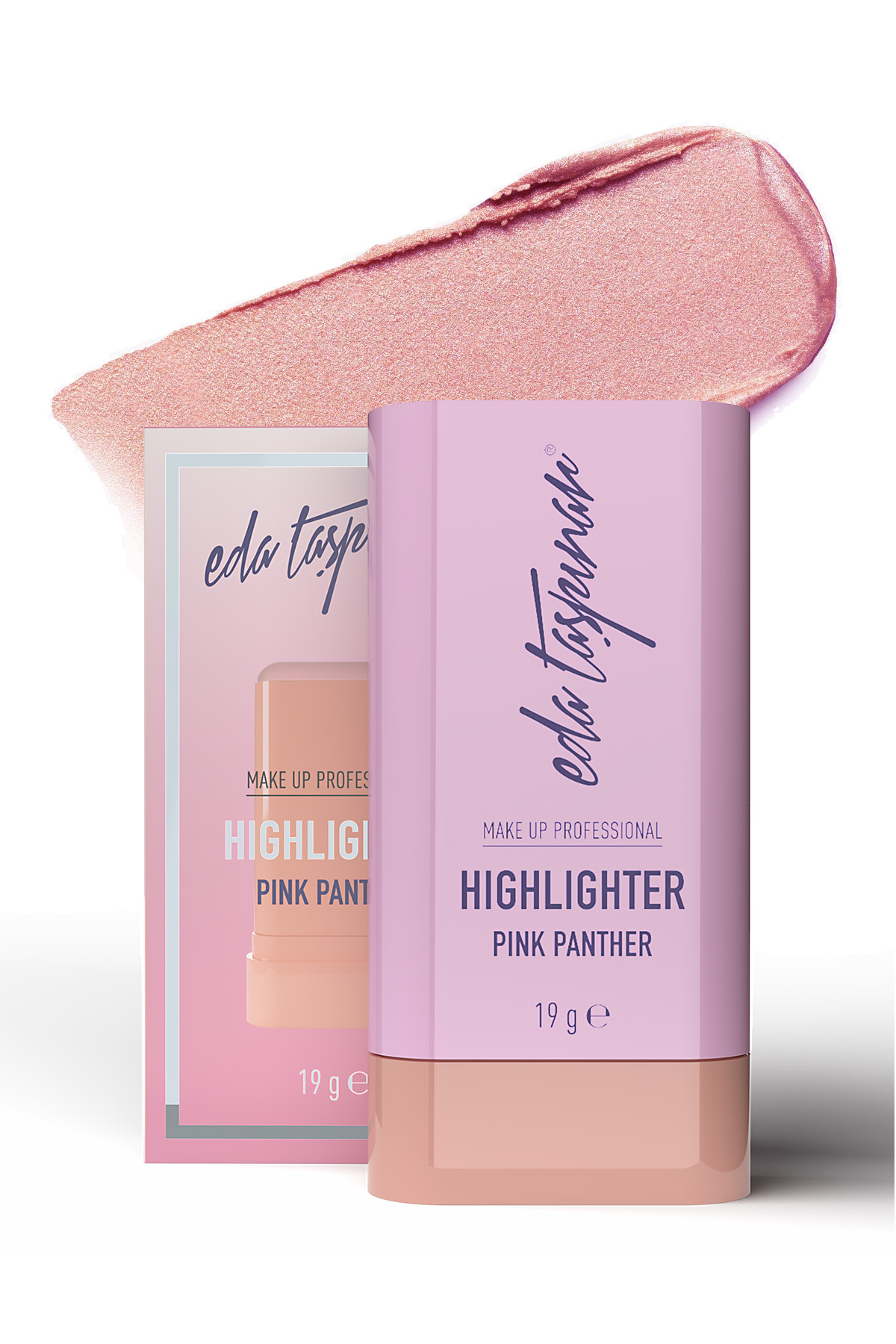 Eda Taşpınar Cream Stick Highlighter Pink Panther – Işıltılı Parlaklık & Pürüzsüz Bitiş