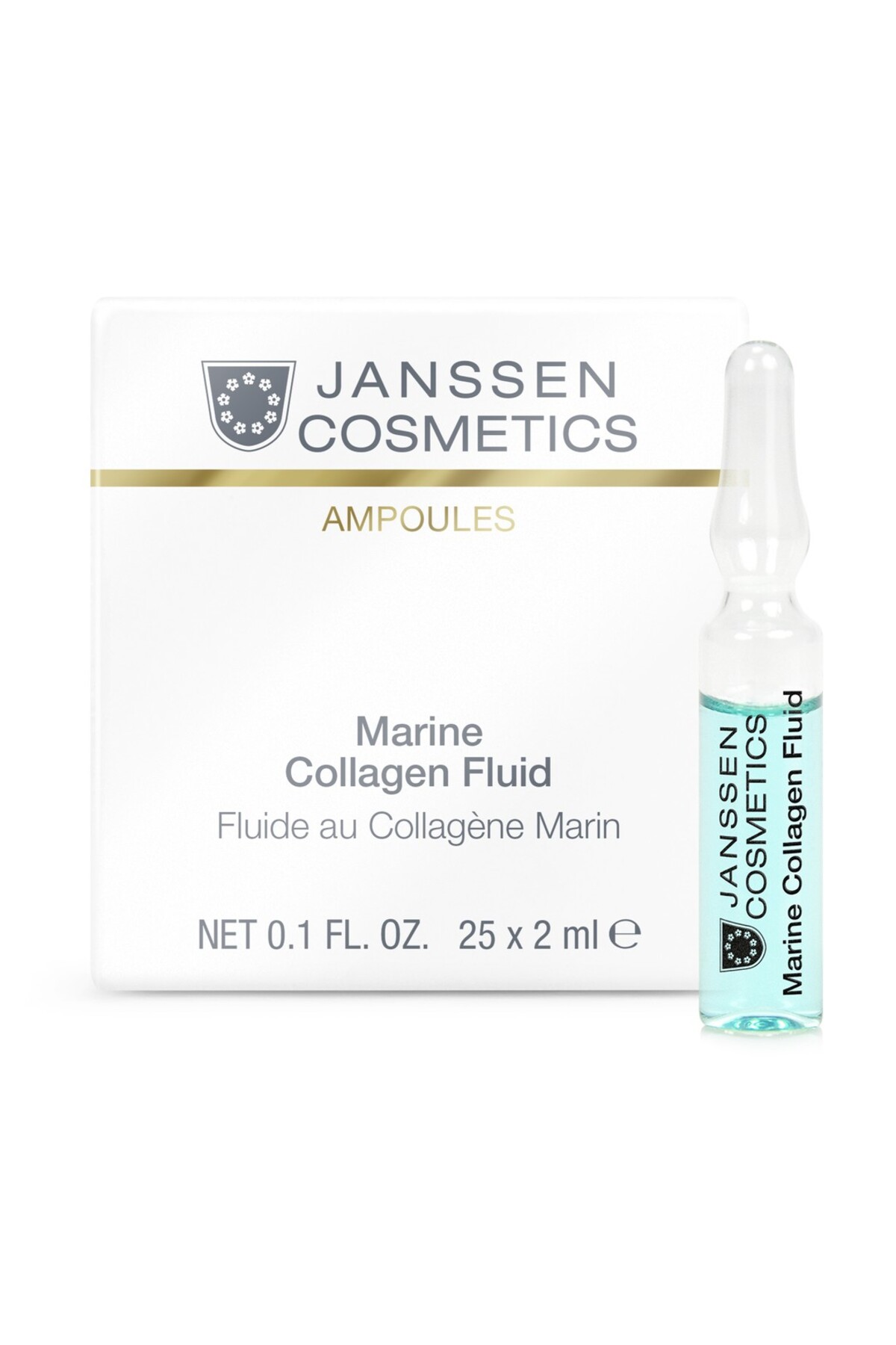 Janssen Cosmetics Marine Collagen Fluid Ampul 25x2ml - Sıkılaştırma ve Kırışıklık Ampulü-TEKLİ